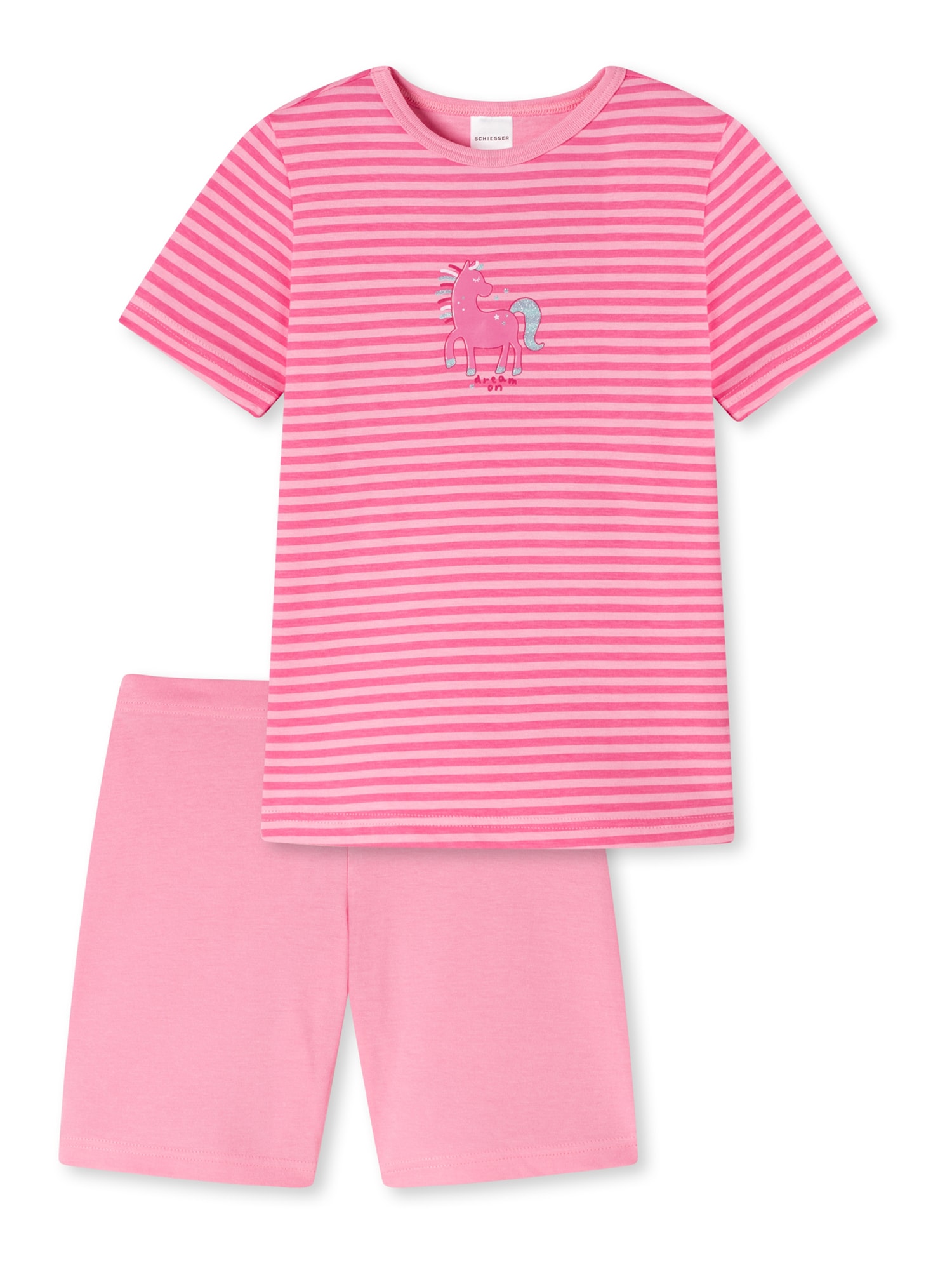 SCHIESSER Pyžamo  ružová / ružová