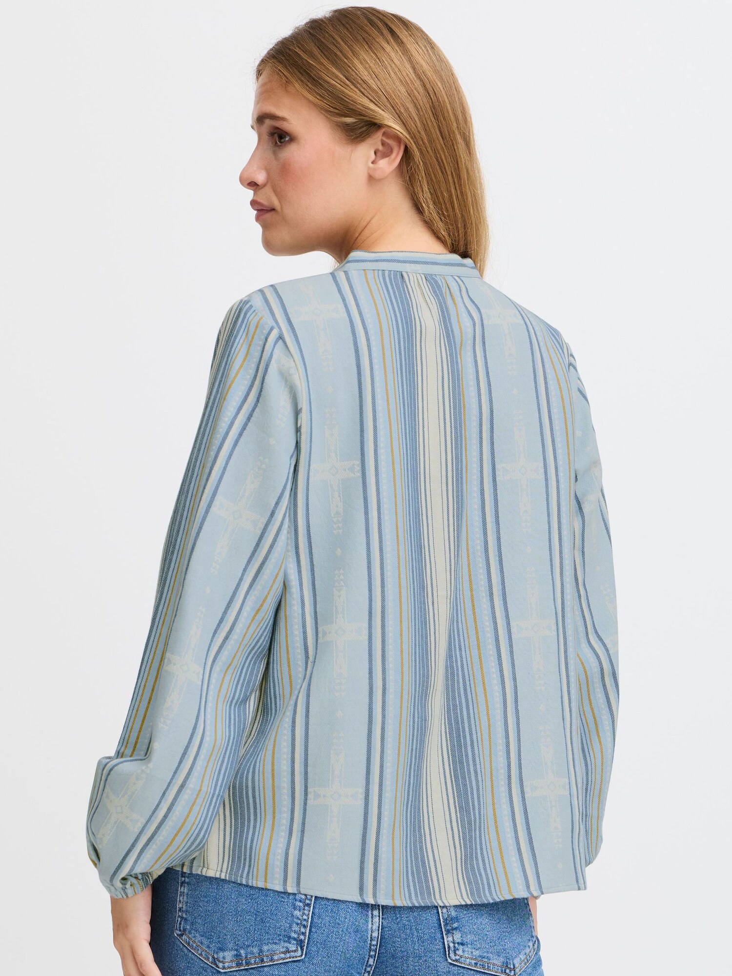 Thumbnail - PULZ Jeans Langarmbluse  PZTIONA Blouse