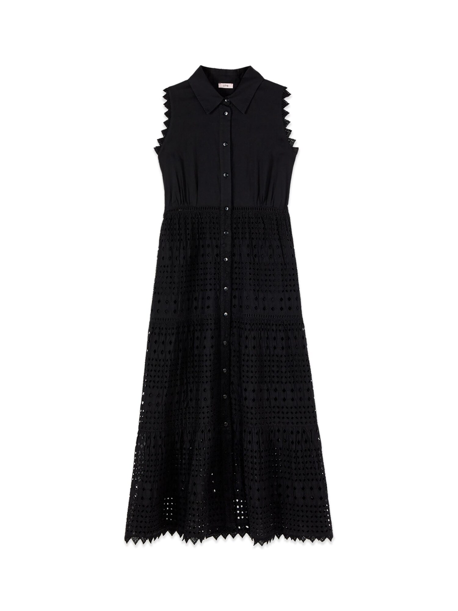 oltre Vestido camisero  negro