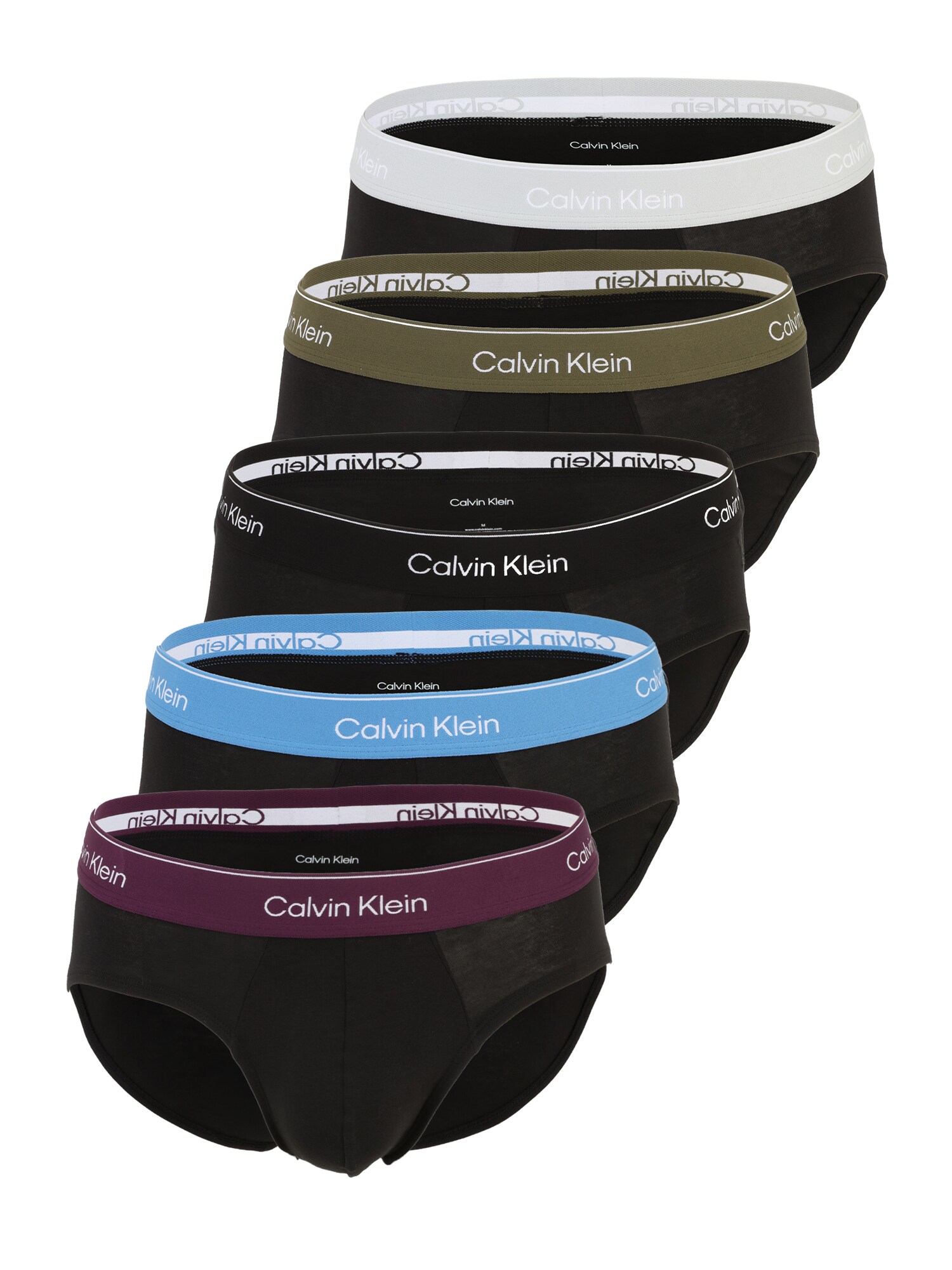 Calvin Klein Underwear Nohavičky  svetlosivá / olivová / tmavofialová / čierna