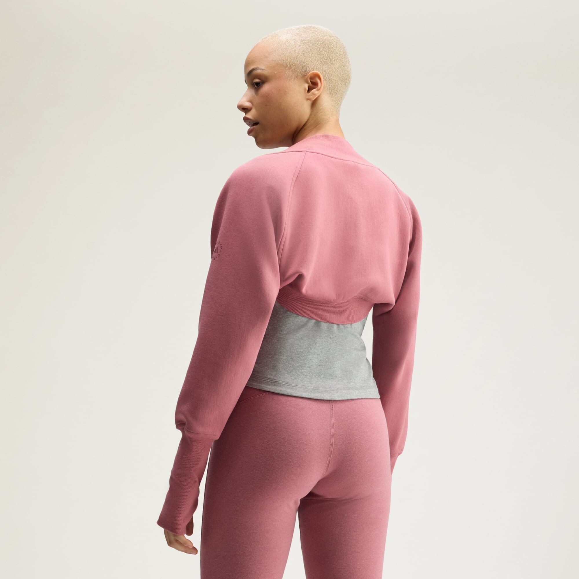 ADIDAS BY STELLA MCCARTNEY Sudadera con cremallera deportiva 'Studio' altrosa – imagen 3