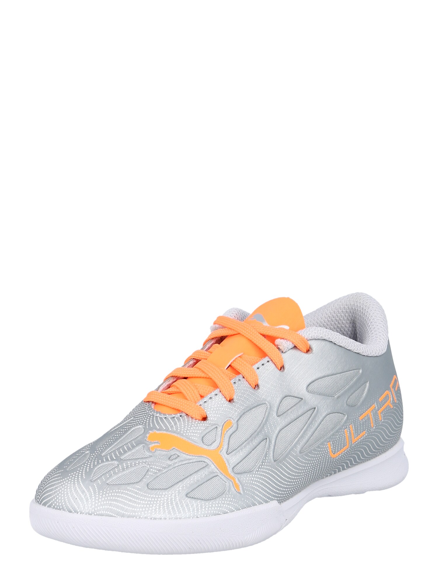 PUMA Sportiniai batai 'ULTRA 4.4 IT Jr' neoninė oranžinė / sidabrinė
