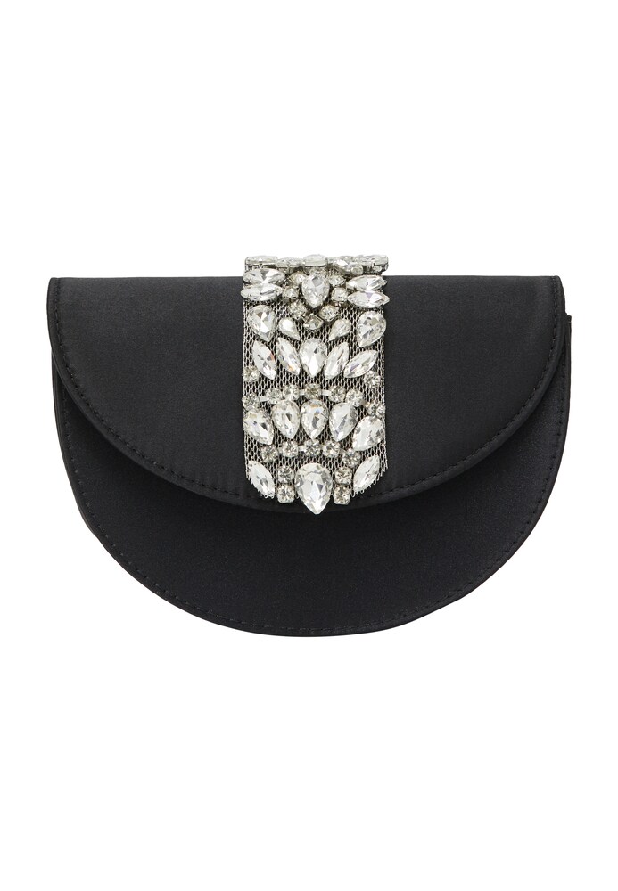 NAEMI Clutch Damen Größe One Size schwarz / silber
