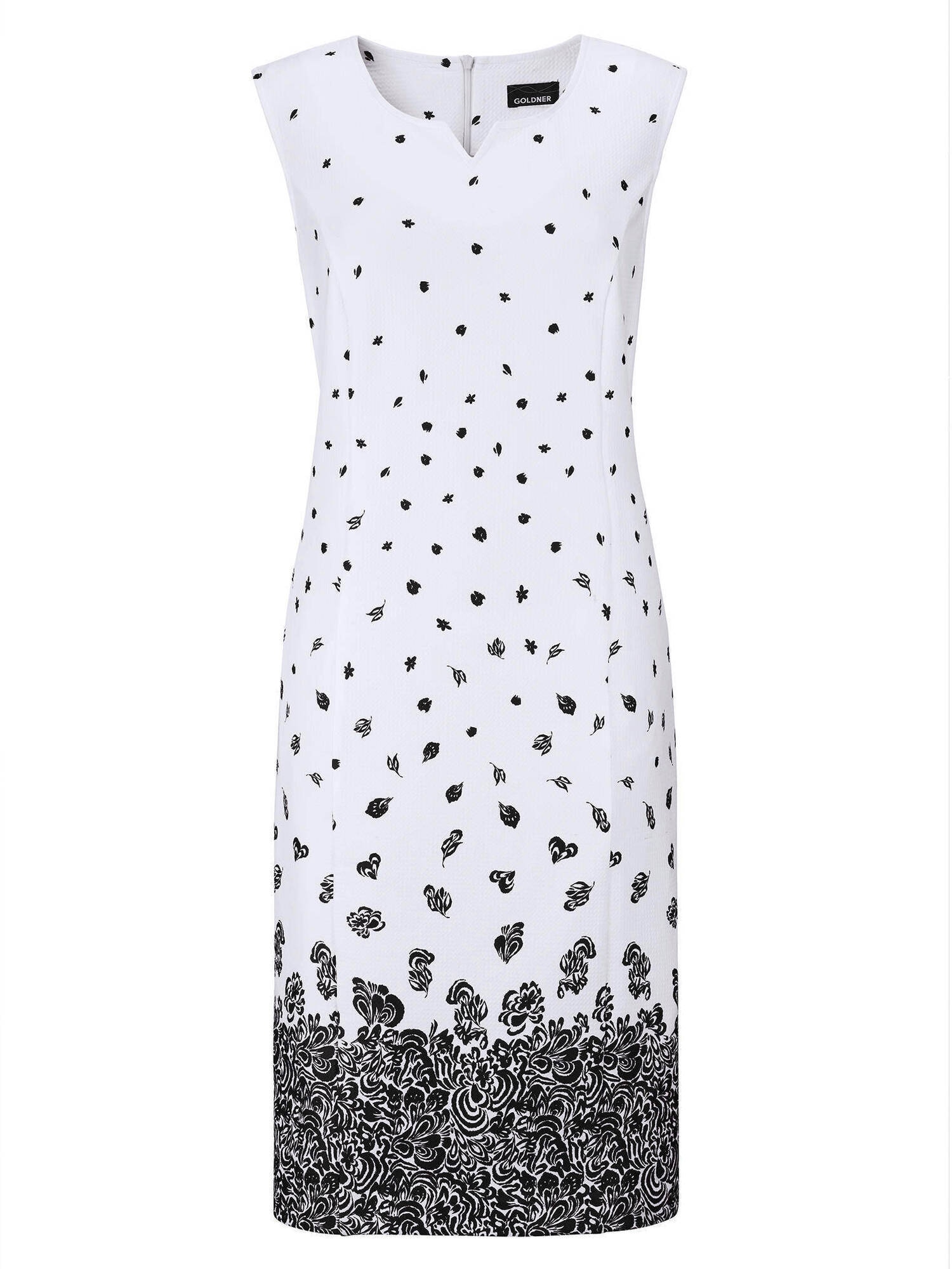 Goldner Druckkleid
