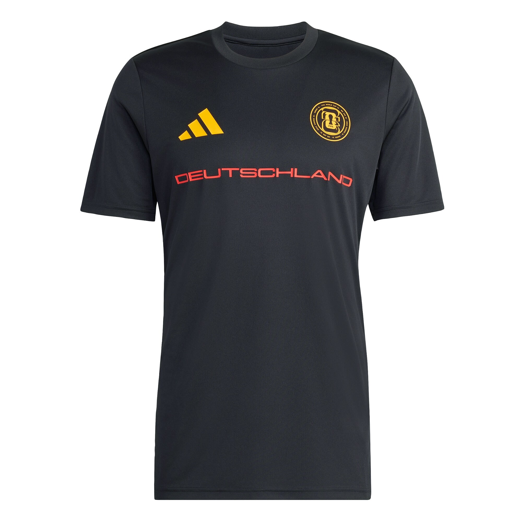ADIDAS PERFORMANCE Camiseta funcional 'FIFA Fussball-Weltmeisterschaft 26™ Deutschland' dorado / rojo / negro