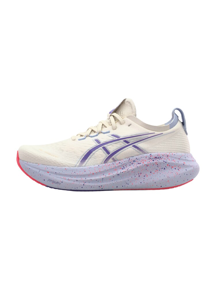 ASICS Laufschuh 'Gel-Nimbus 27 Tokyo' Herren Größe 44.5 taubenblau / mauve / naturweiß