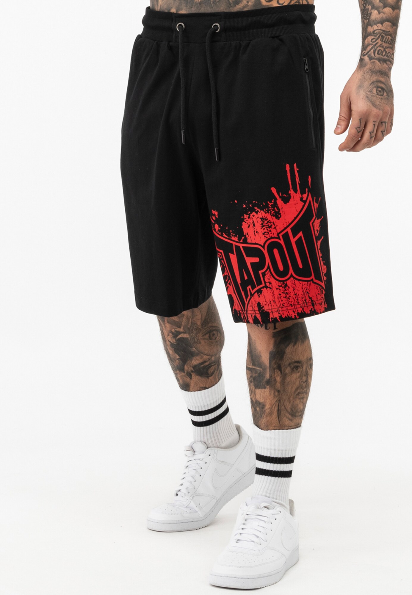 Tapout Nadrág 'Blashed'  piros / fekete termék 2. képe