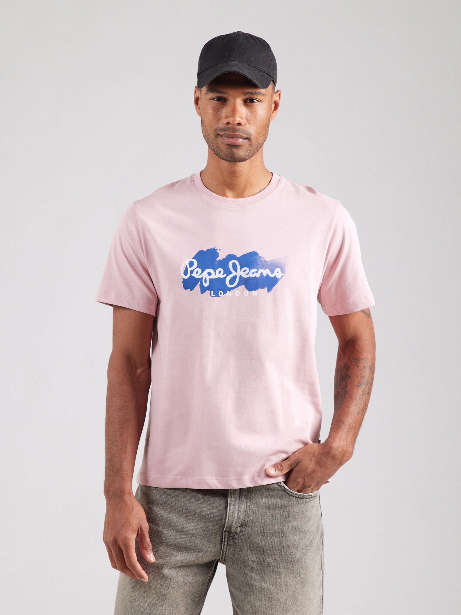 Pepe Jeans Póló 'Milton'  kék / rózsaszín / fehér termék 2. képe