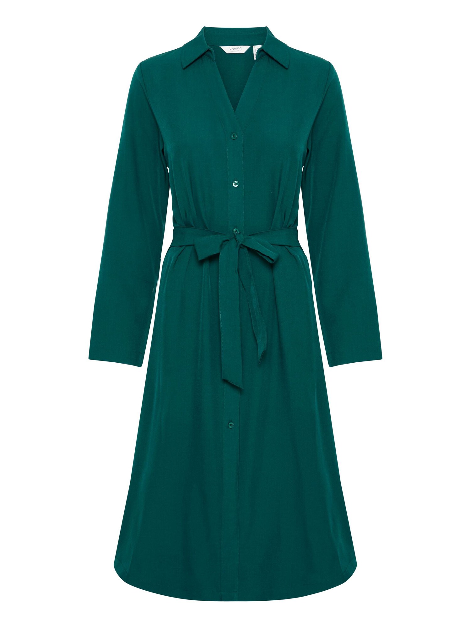 b.young Vestido camisero ' BYMMMIDDE'  verde oscuro
