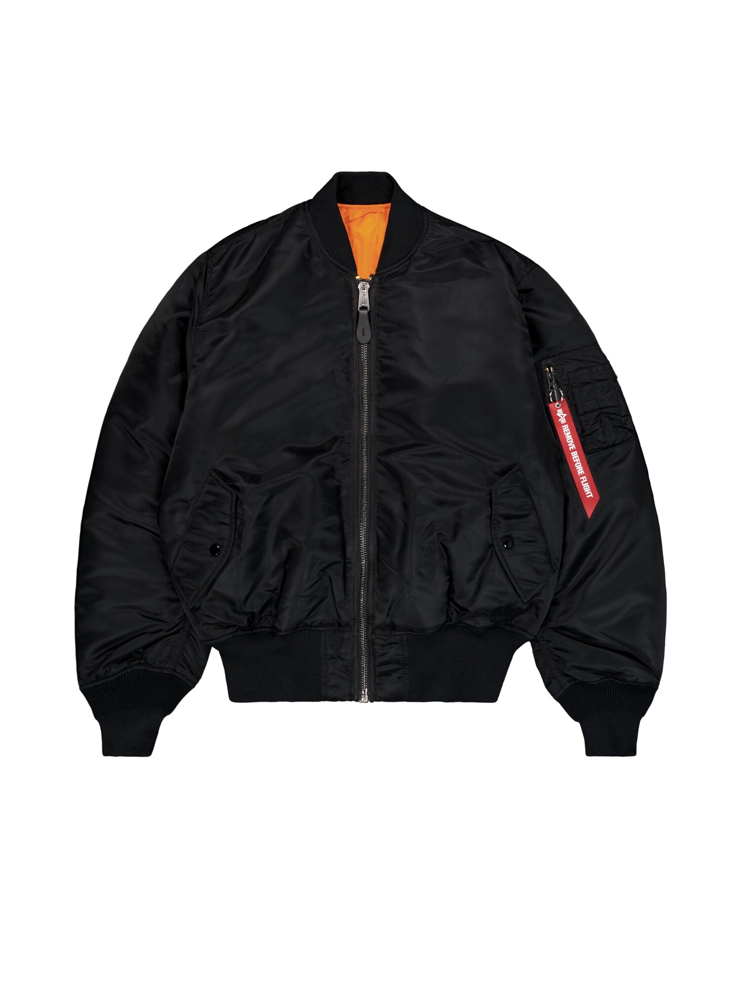 ALPHA INDUSTRIES Chaqueta de entretiempo 'MA-1 Heritage' negro – imagen 1