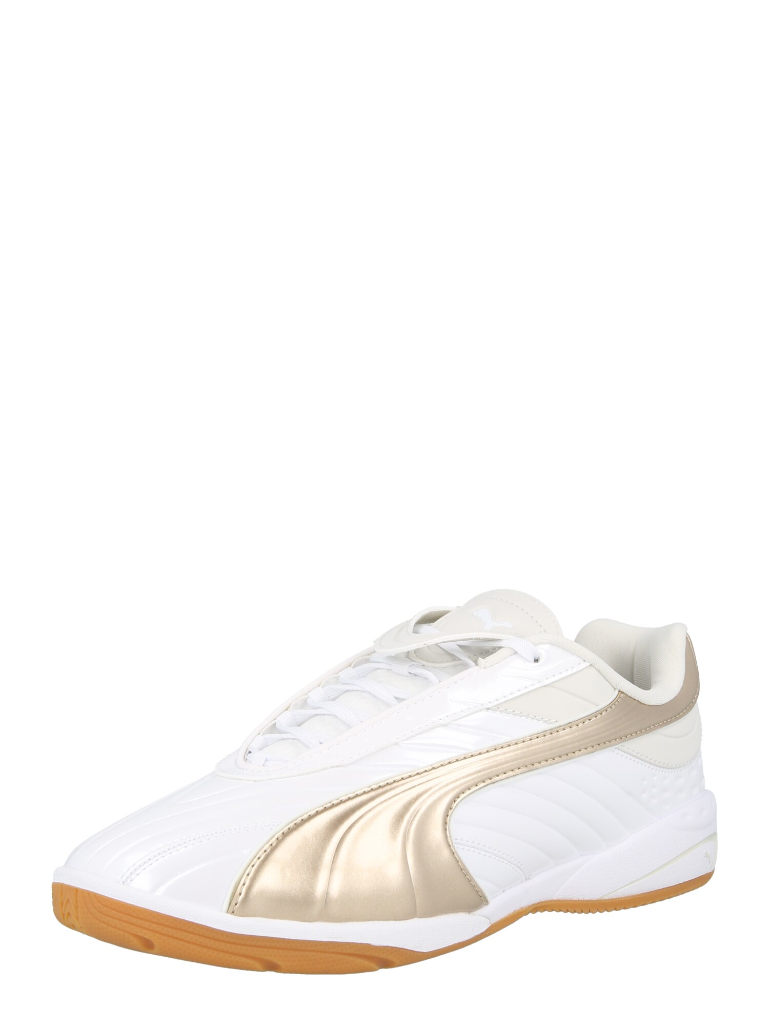 PUMA Nízke tenisky 'V-S2 Goalgetter'  nebielená / zlatá / biela