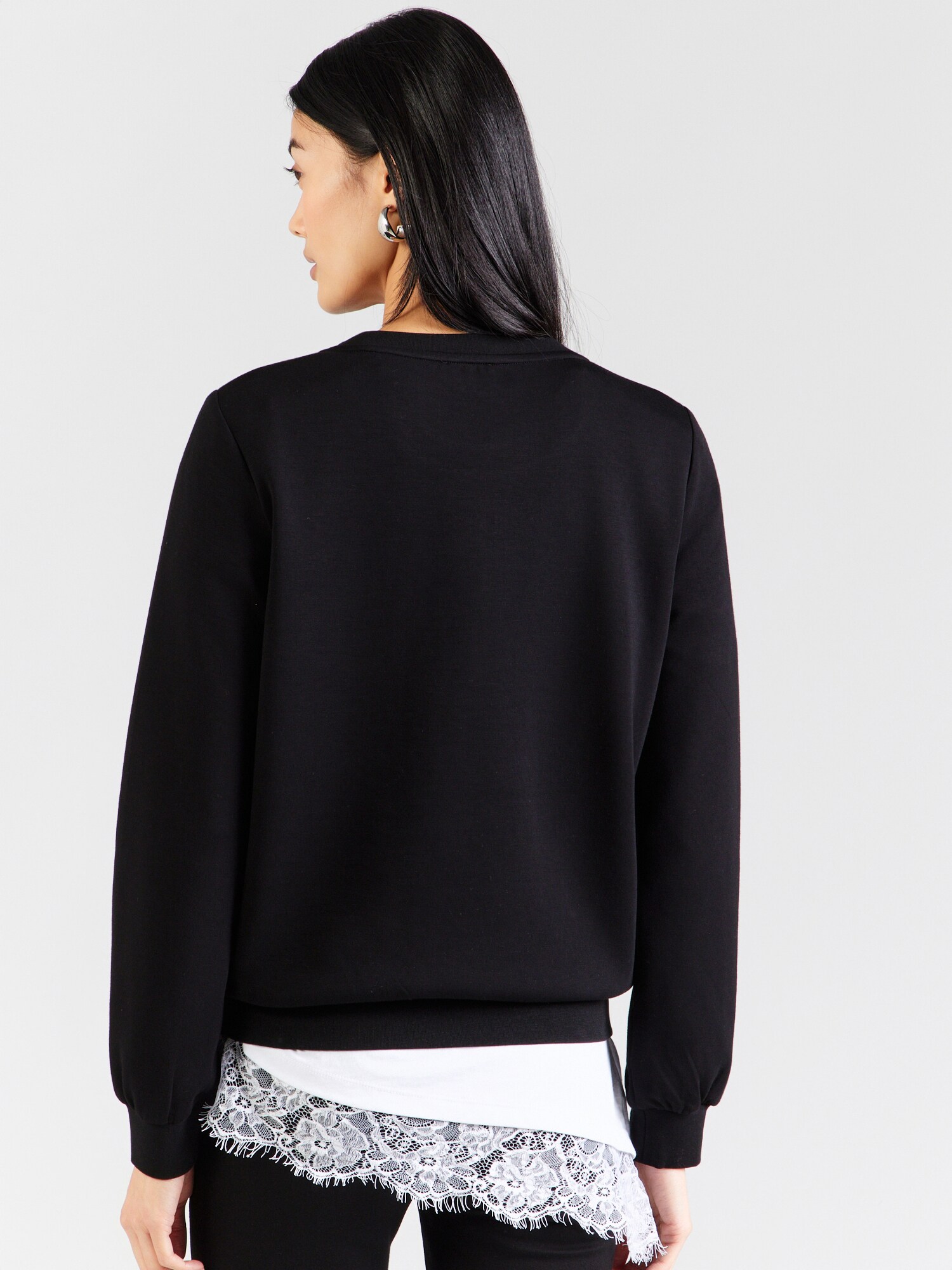 Liu Jo Sudadera 'CHIUSA'  negro – imagen 3