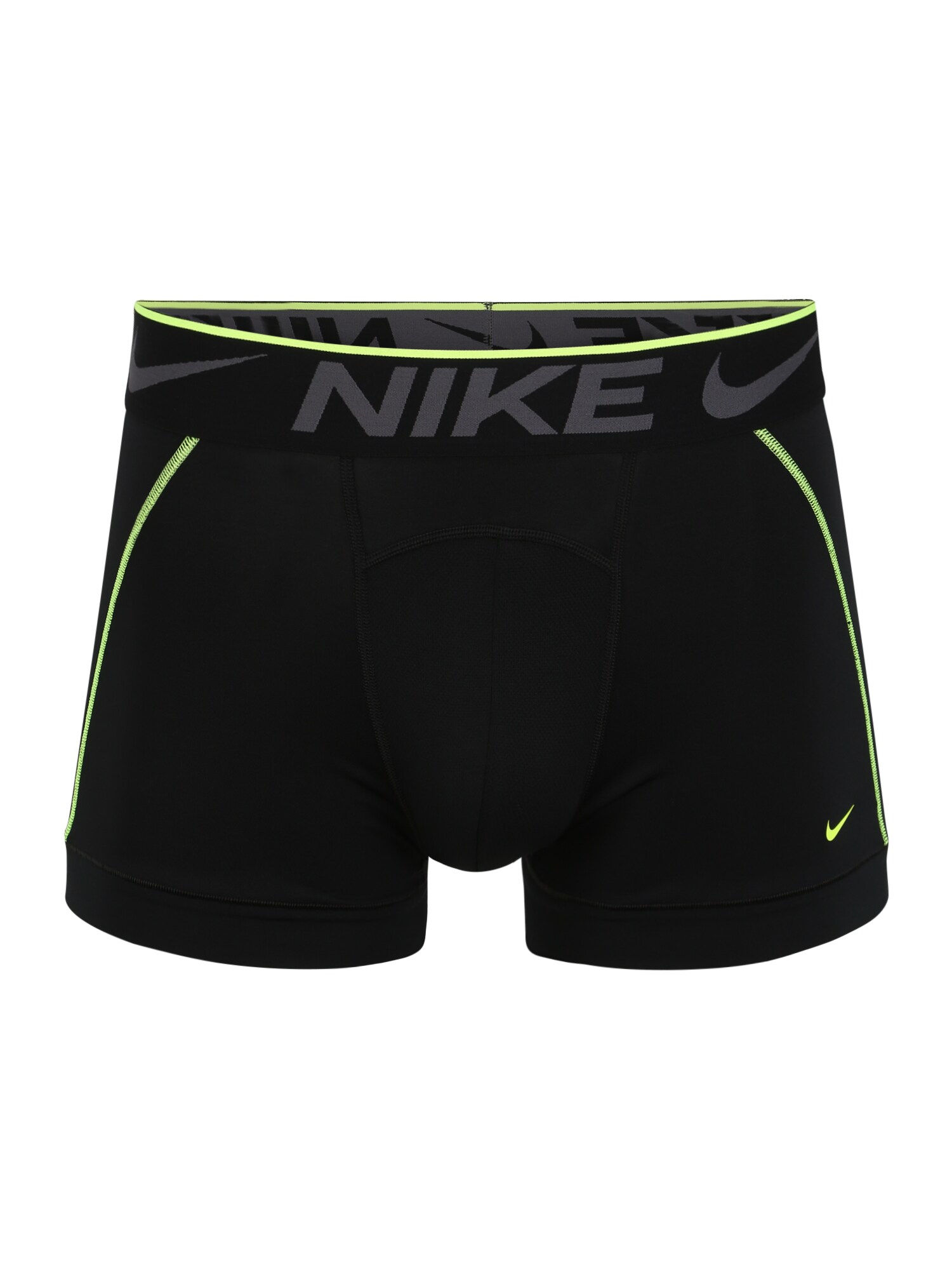 NIKE Sportinės trumpikės  juoda / neoninė žalia