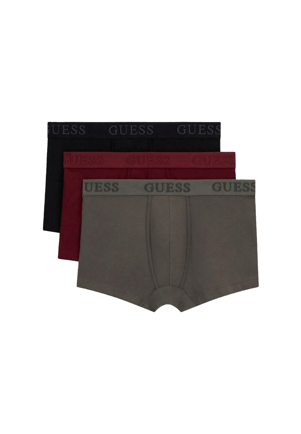 Boxershorts gyttjefärgad / bordeaux