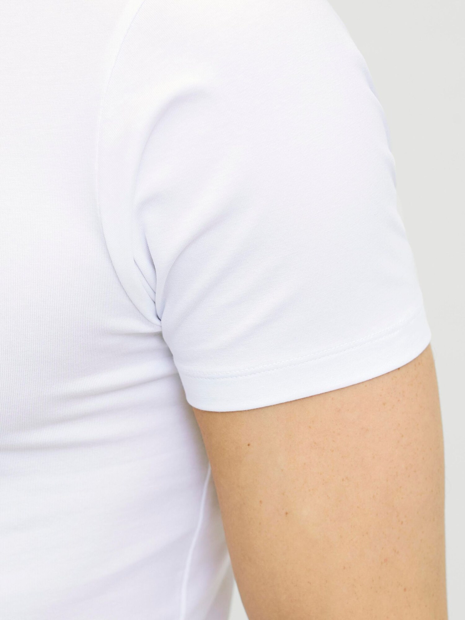 JACK & JONES Tričko 'JORMuscle' biela (obrázok 6)