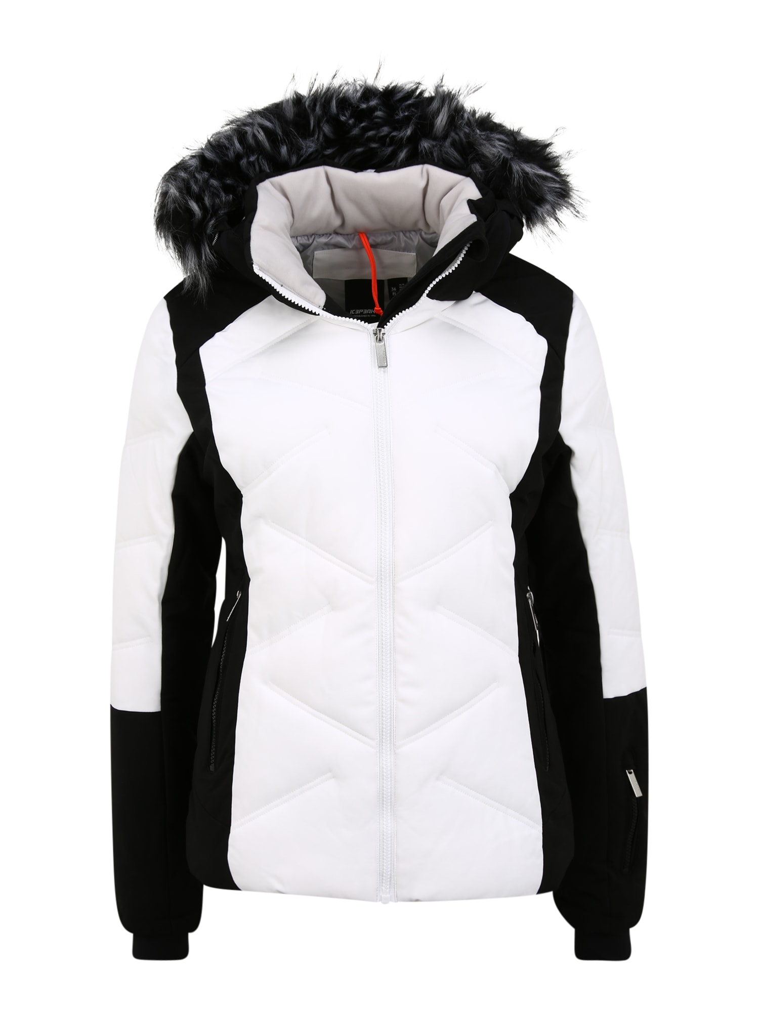 ICEPEAK Laisvalaikio striukė 'ELSAH'  balta / juoda