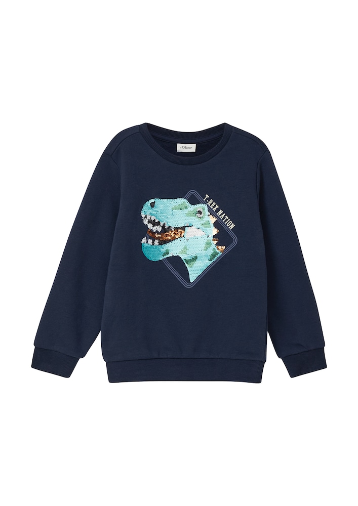 s.Oliver Sweatshirt Jungen Größe 140 navy