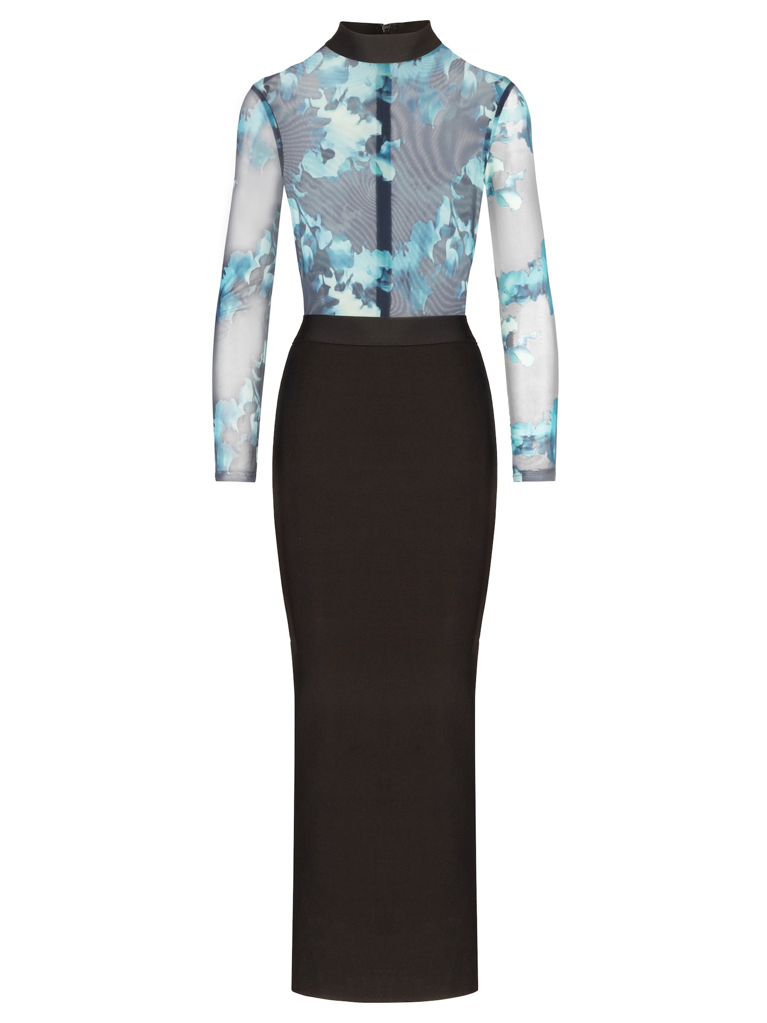 Kraimod Rochie mulate  albastru deschis / negru
