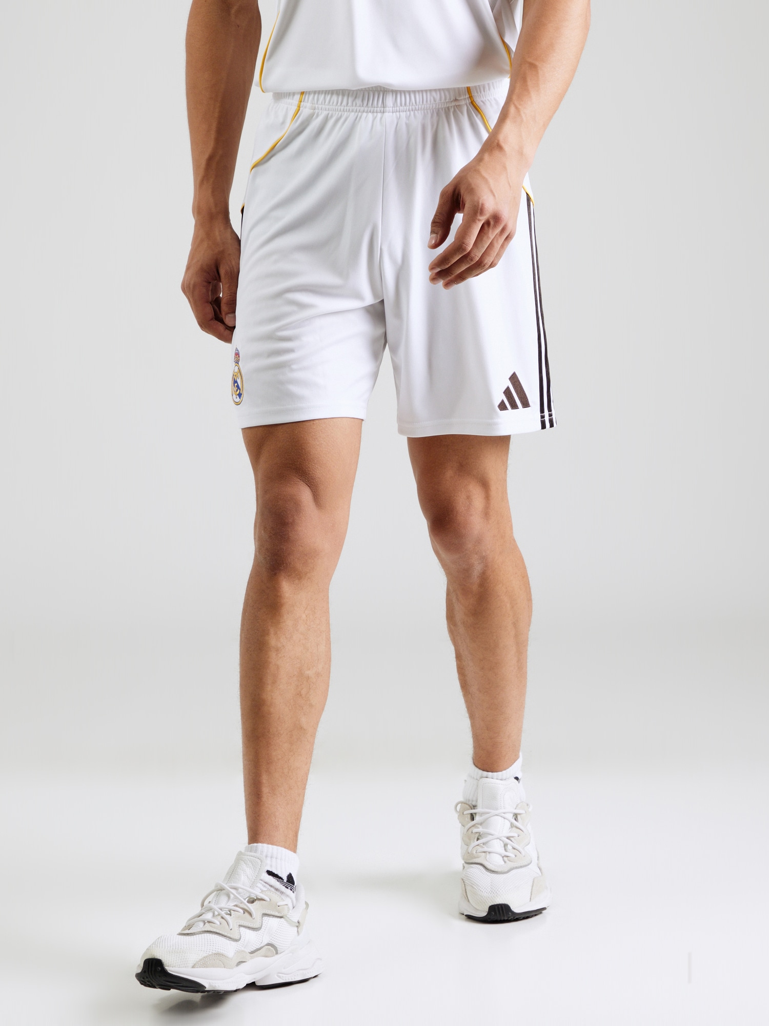 ADIDAS PERFORMANCE Sportnadrágok 'Real'  kék / sárga / fekete / fehér termék 2. képe