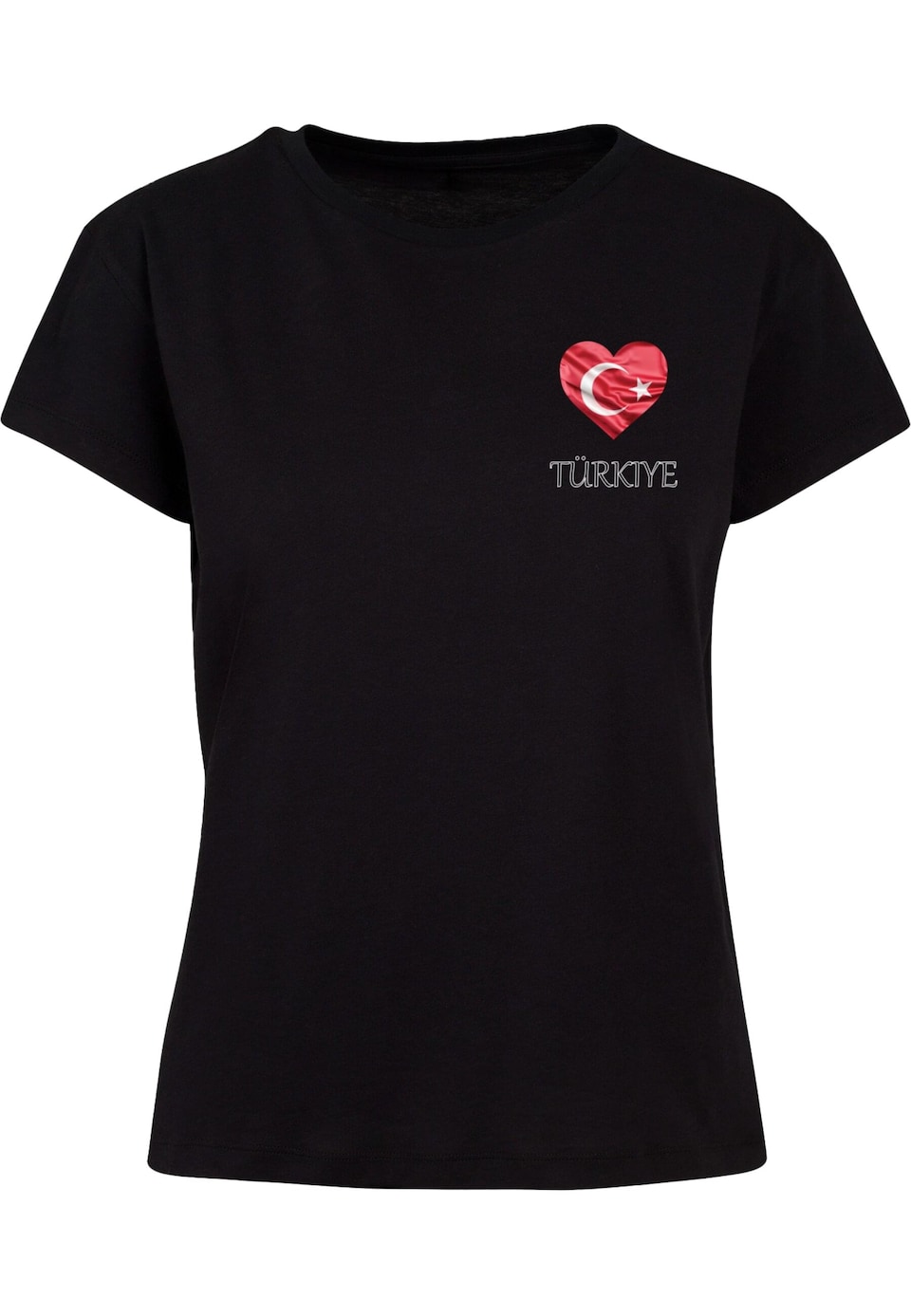 T-shirt 'Turkey' blodröd / svart