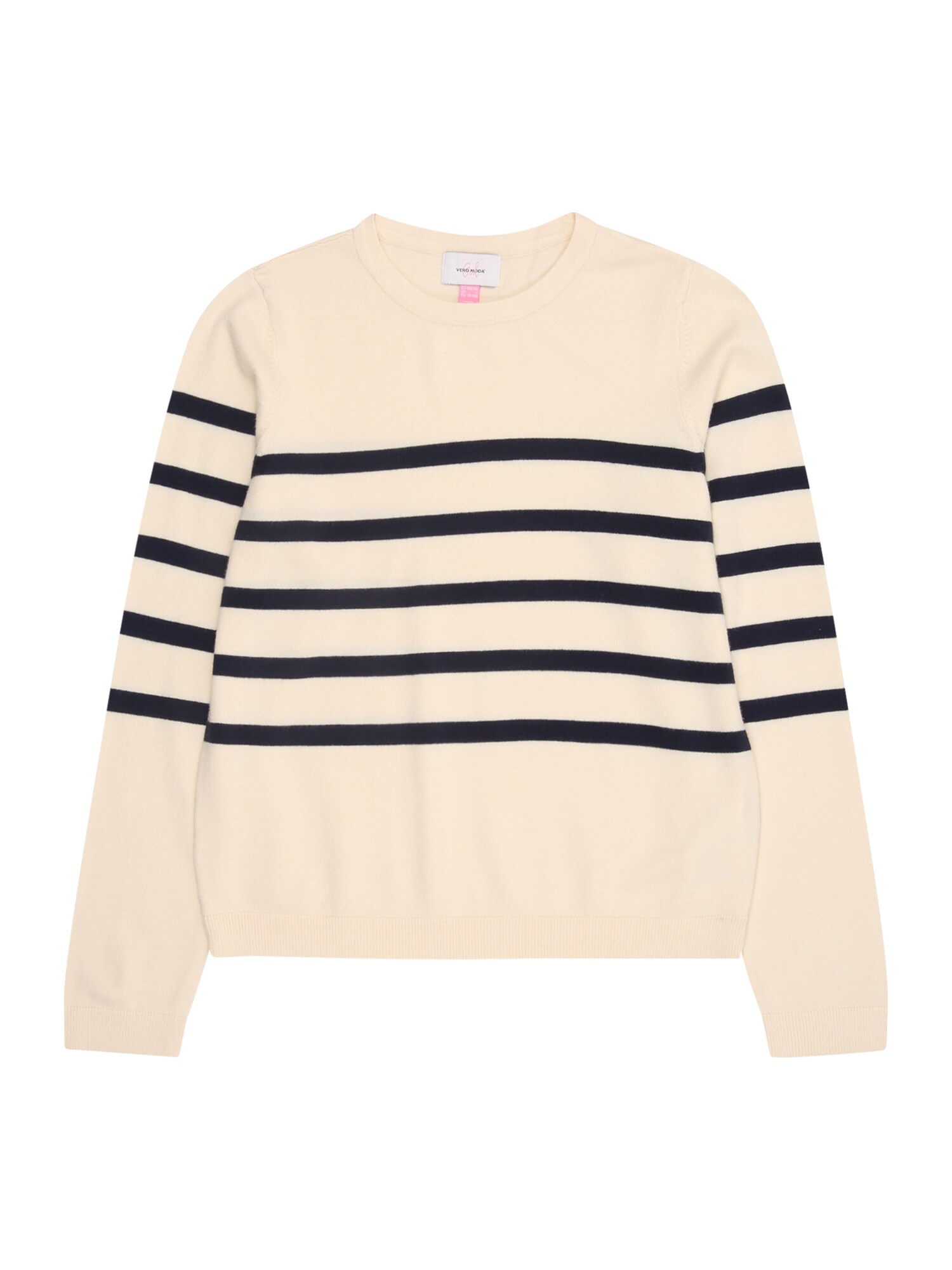 Vero Moda Girl Pulóver 'VMSaba'  krém / fekete akciós termékkép 1