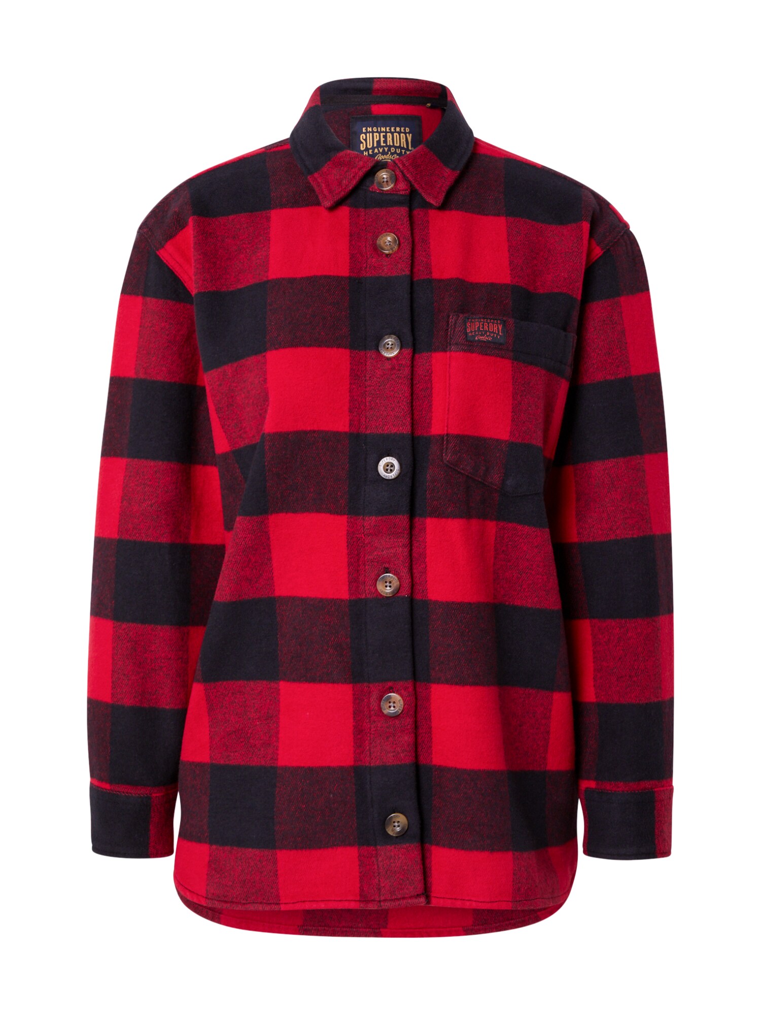 Superdry Átmeneti dzseki  piros / piros mix / fekete akciós termékkép 1