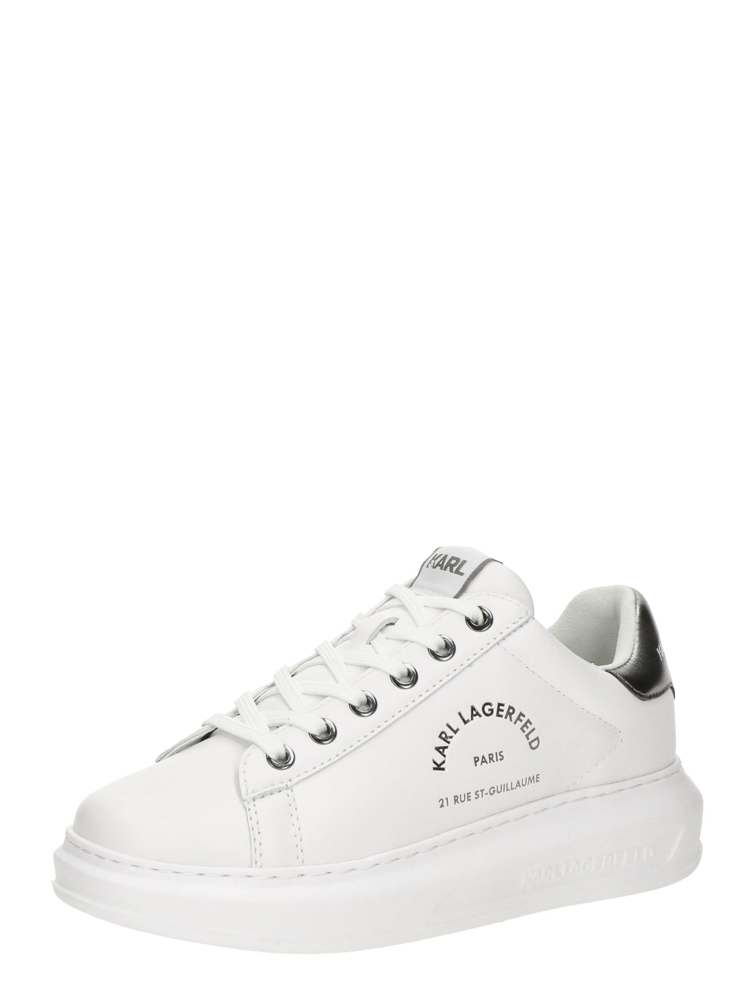 Karl Lagerfeld Sneaker low  negru / alb