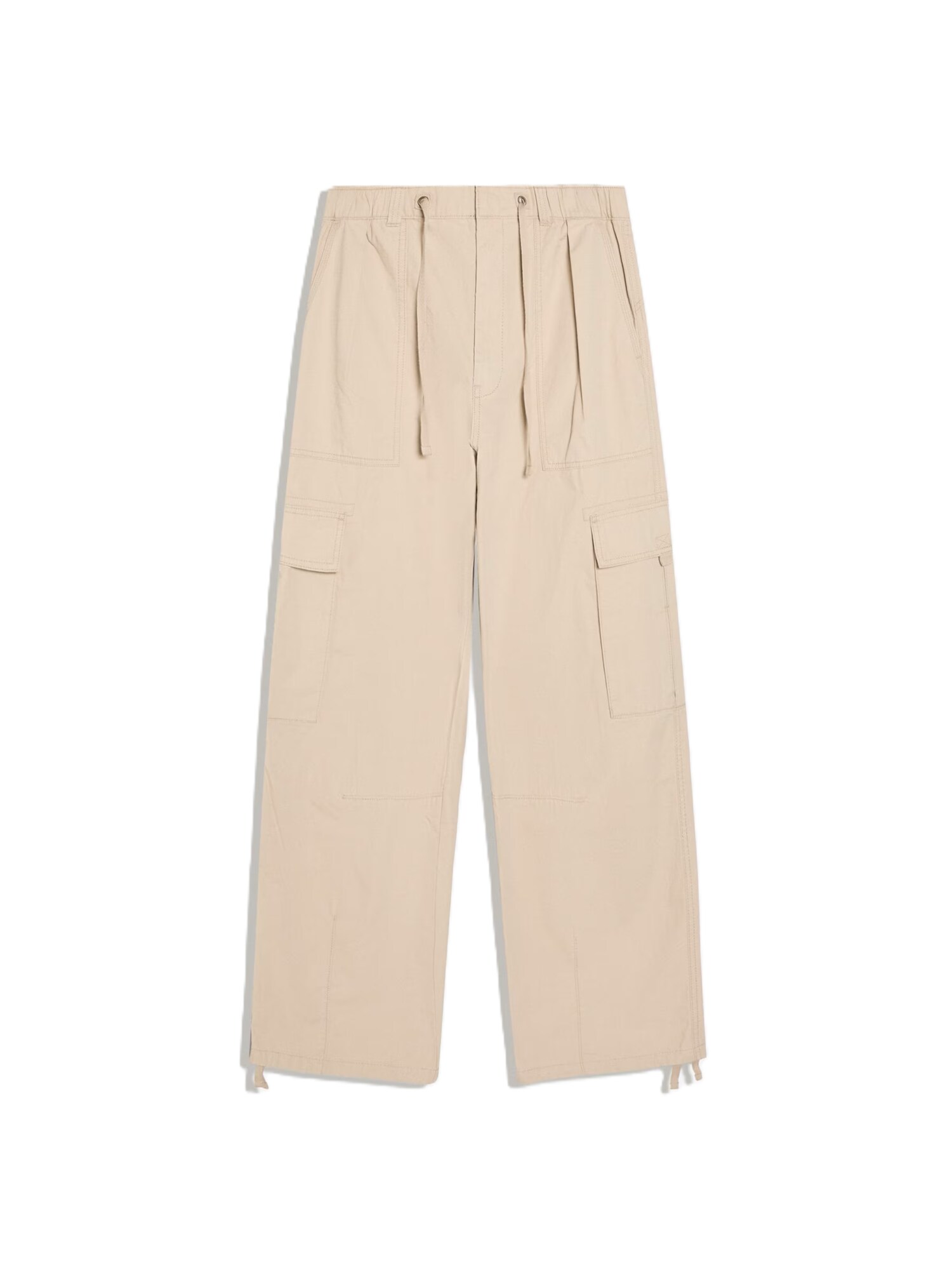 Bershka Pantaloni cu buzunare maro deschis
