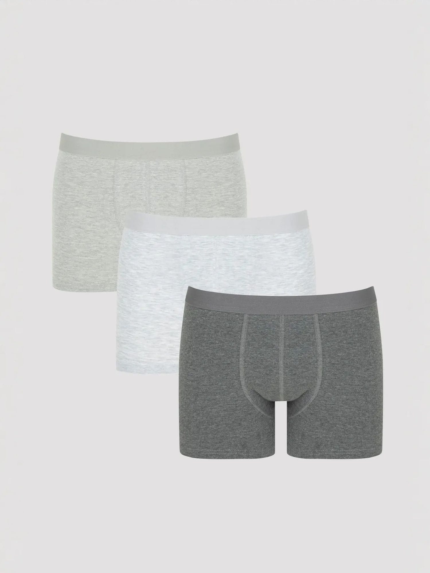 Penti Bokserice 'PENTI Herren Basic 3er-Pack Boxershorts' siva