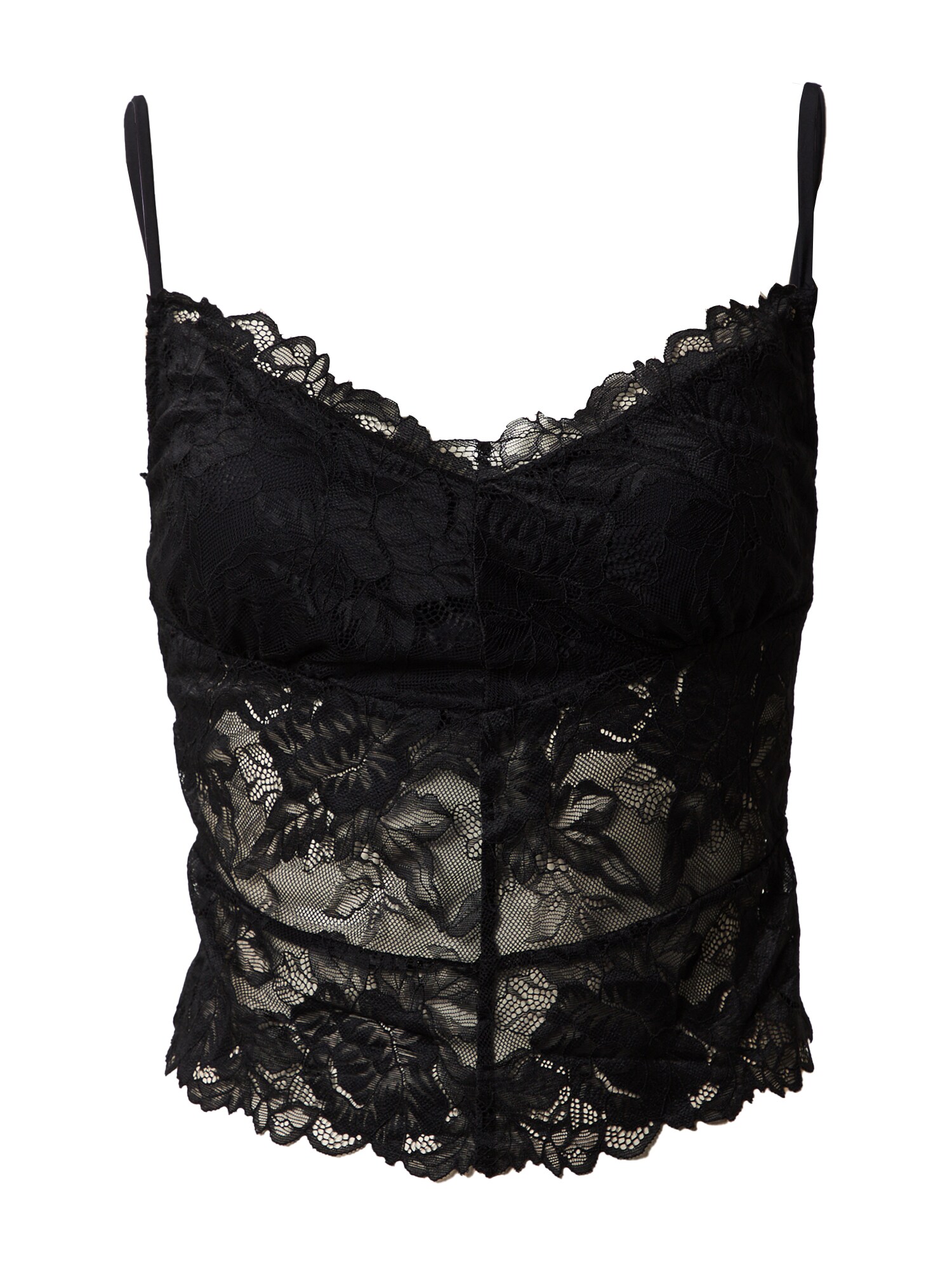 Free People Tielko 'HEART EYES'  čierna
