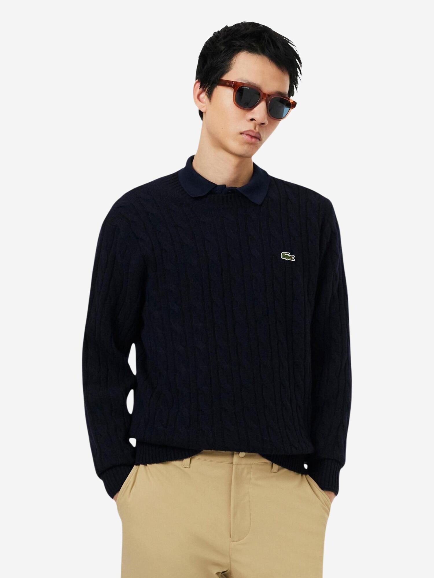 LACOSTE Jersey 'PULLOVER AH2924' azul oscuro – imagen 2