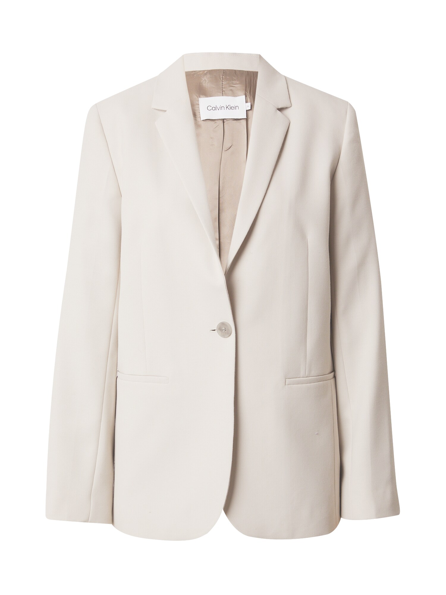 Calvin Klein Blazer 'ESSENTIAL'  svetlo siva