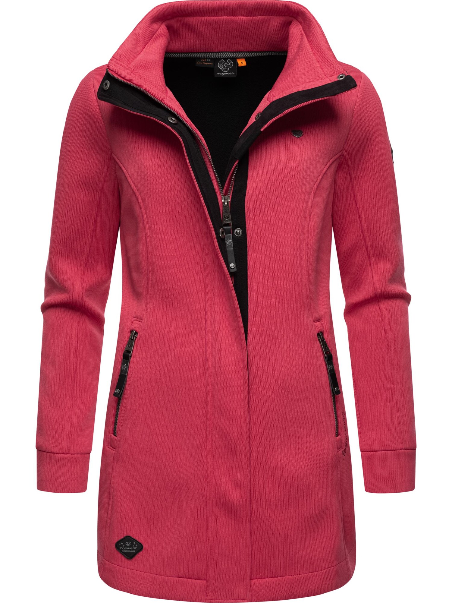 Ragwear Tepláková bunda 'Letrice'  ružová / malinová