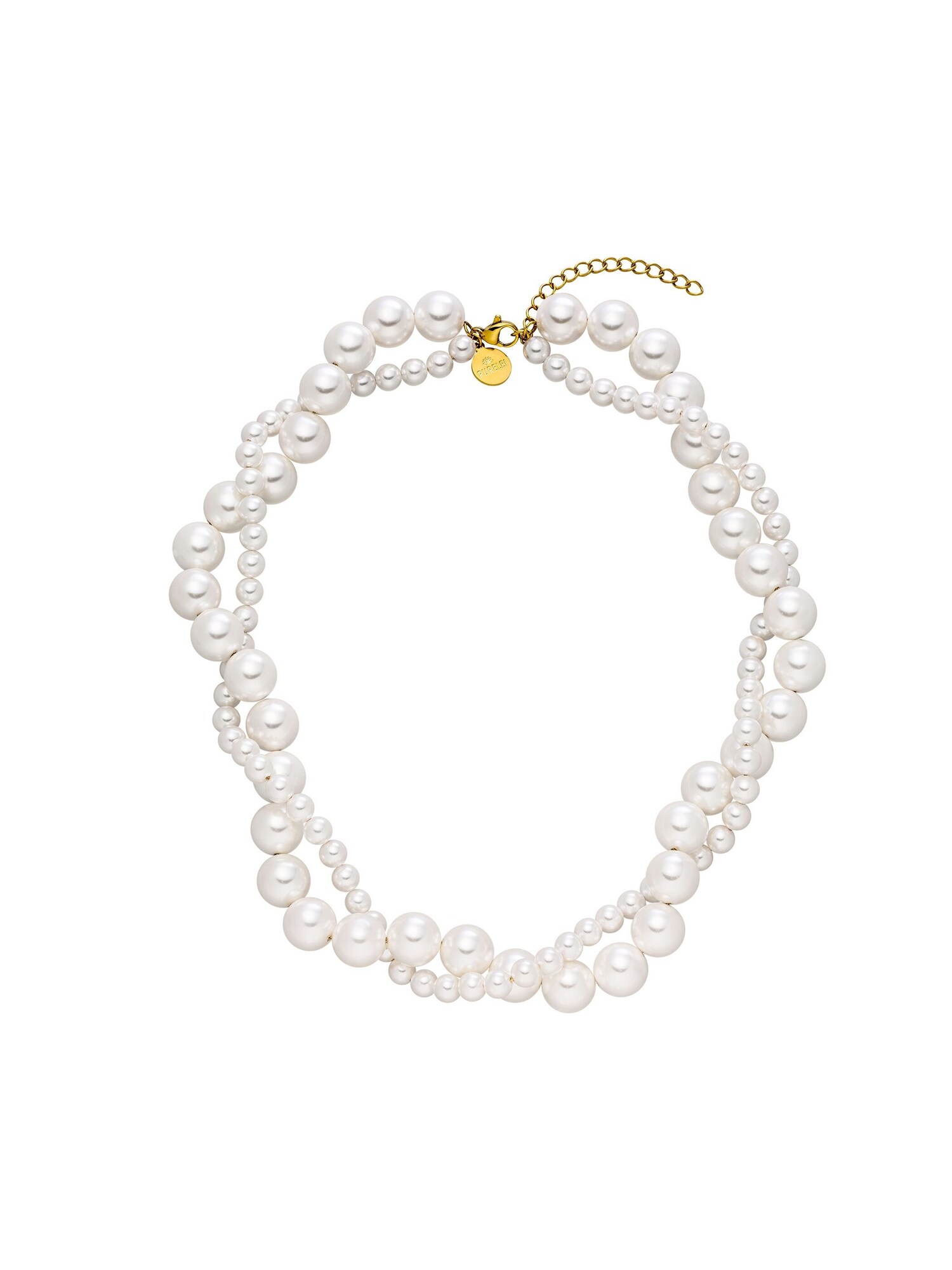 Purelei Ketting 'Pearl Elegance' Goud / Parelwit