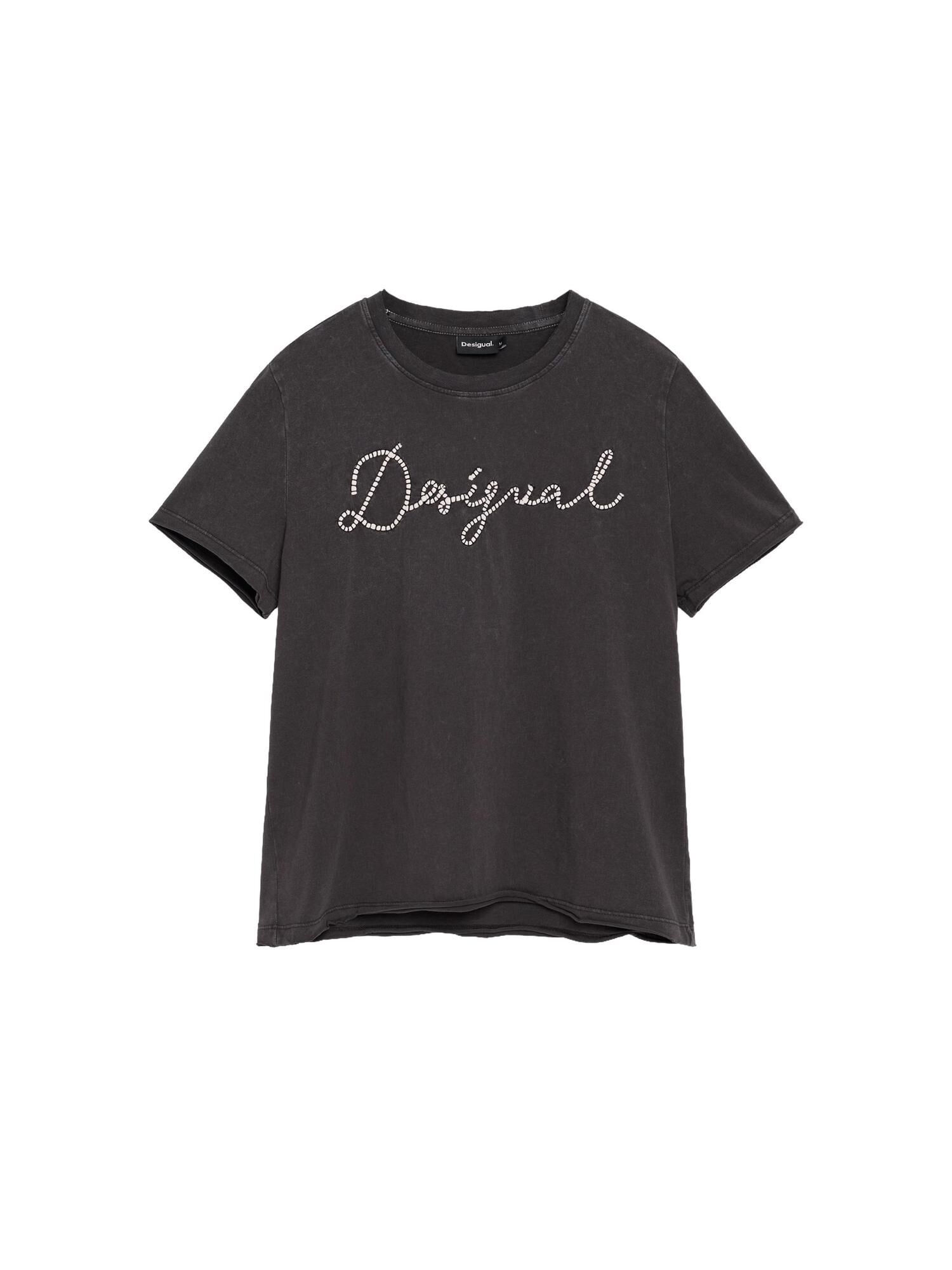 Desigual Tričko  čierna / biela