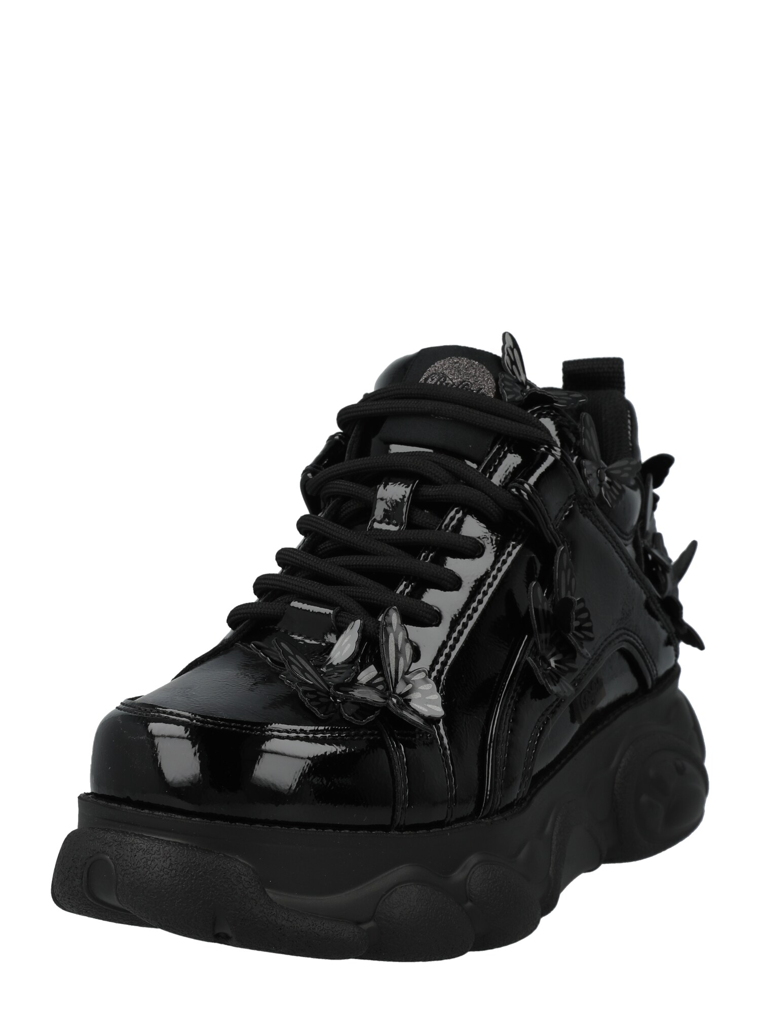 BUFFALO Sneaker low Corin gri argintiu / negru