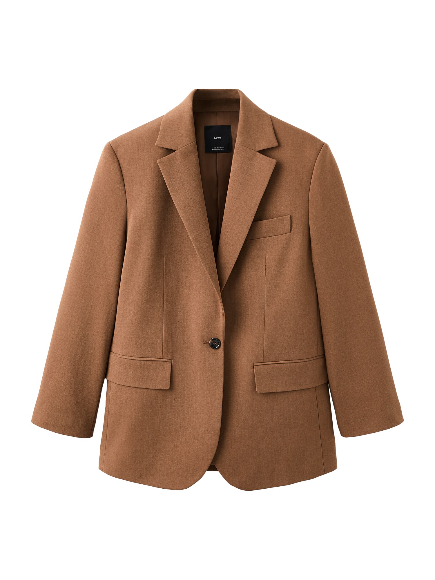 MANGO Sacou Milano  maro caramel