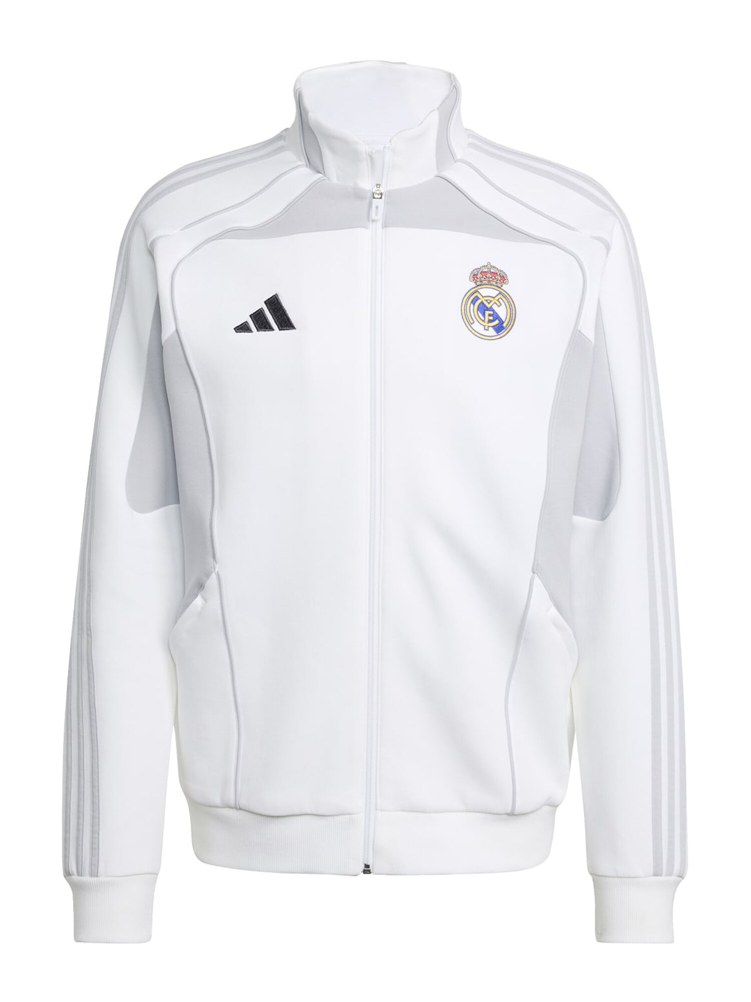 ADIDAS PERFORMANCE Bluză cu fermoar sport Real  Madrid  albastru / gri deschis / negru / alb