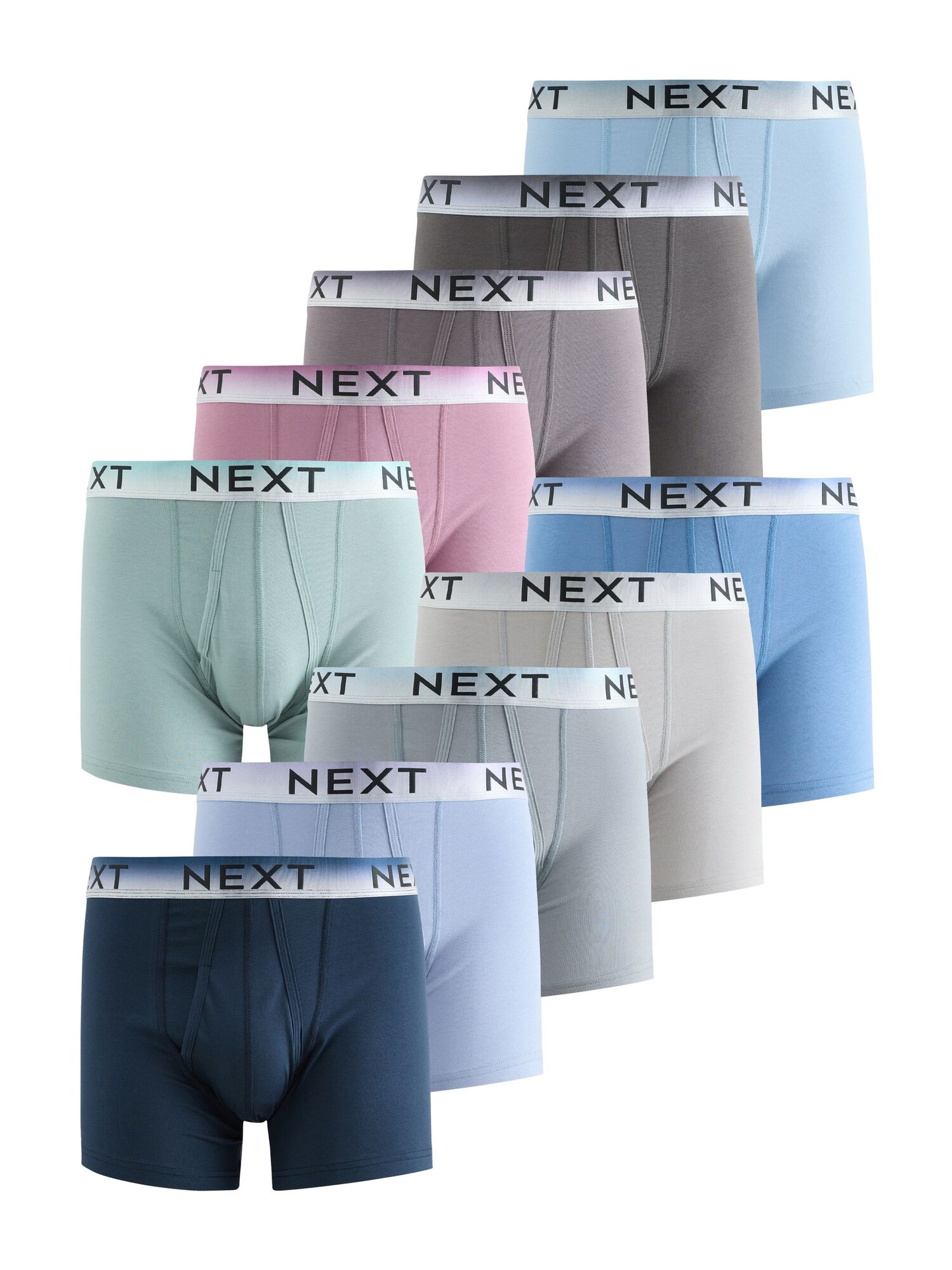 Next Boxeri  albastru / bleumarin / albastru deschis / grej / gri deschis / gri închis / verde mentă / roz