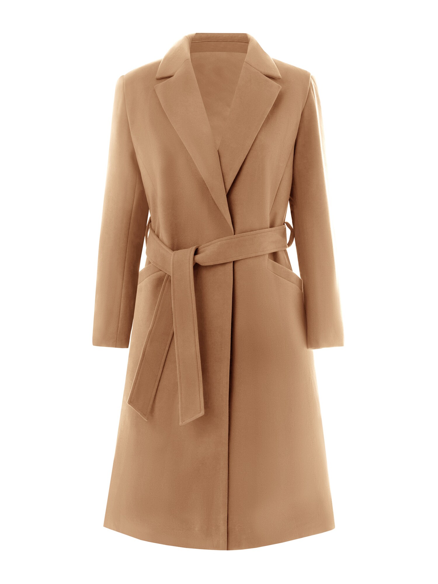 Imily Bela Palton de primăvară-toamnă  maro cămilă