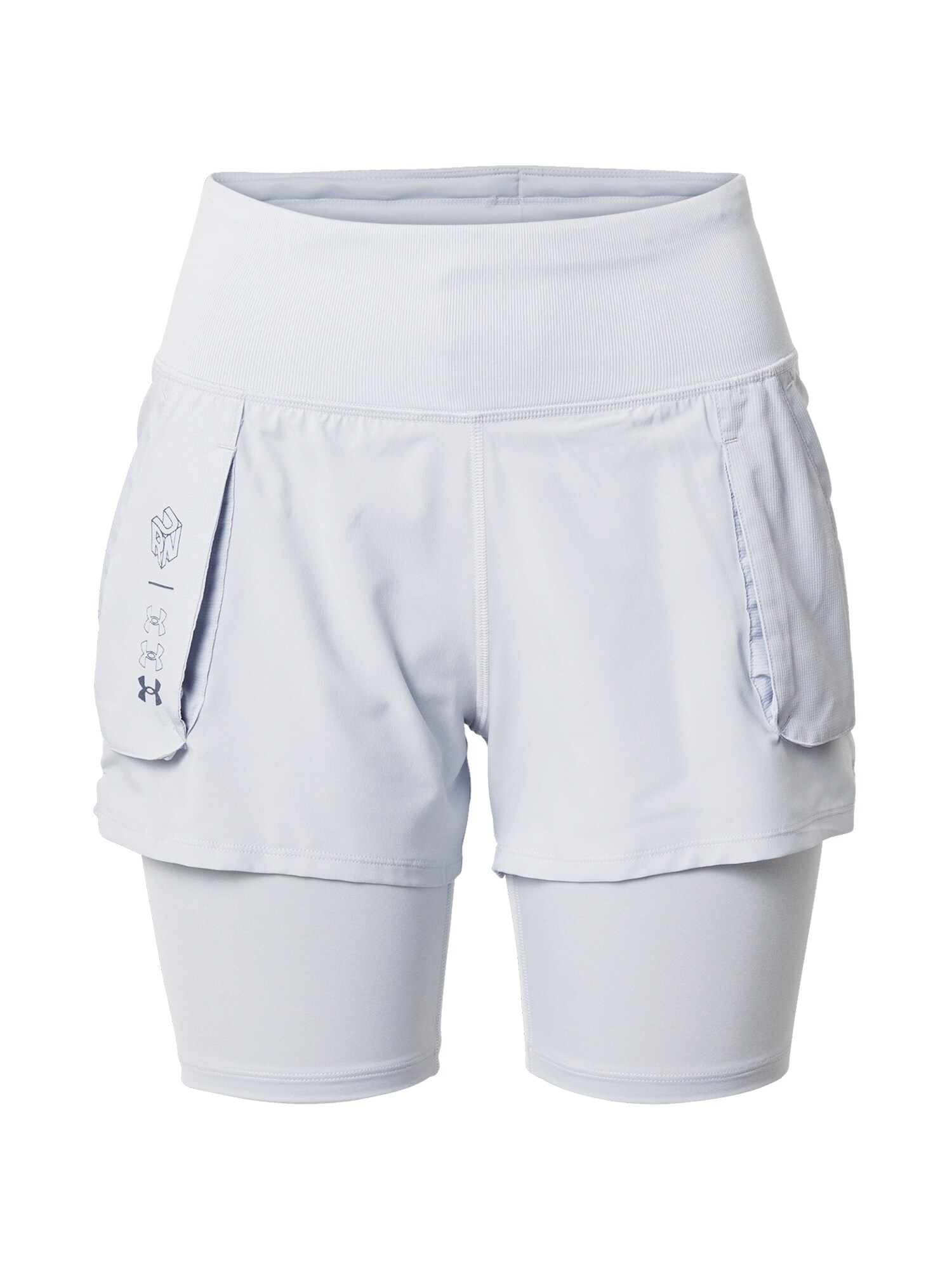 UNDER ARMOUR Sportinės kelnės 'Run Anywhere 2in1'  pilka