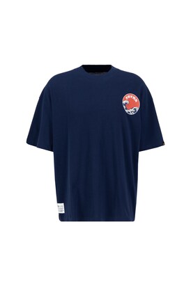 alpha industries Shirt ‘Japan Wave Warrior’ Navy / Gemengde kleuren