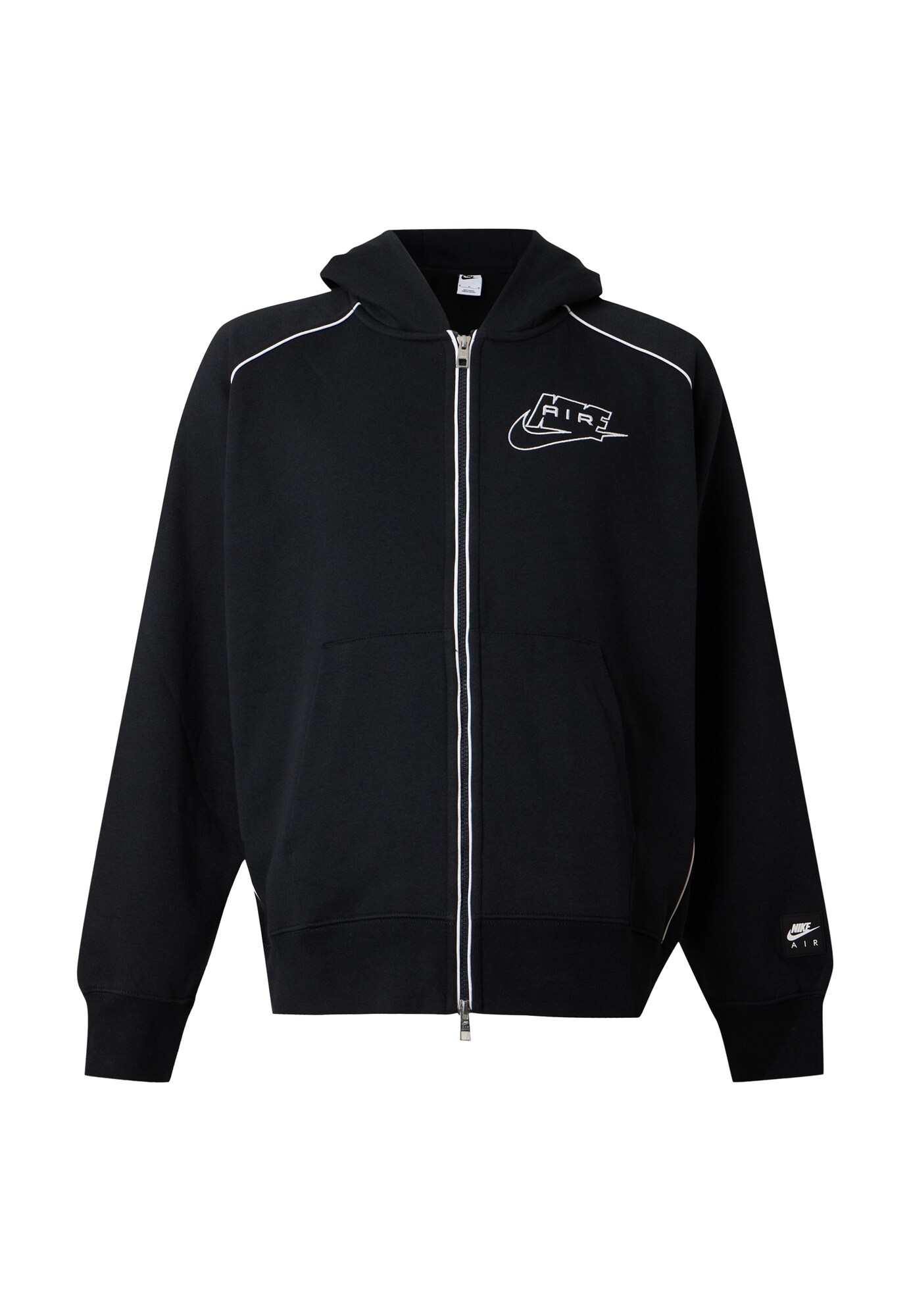 Nike Sportswear Hanorac AIR negru / alb