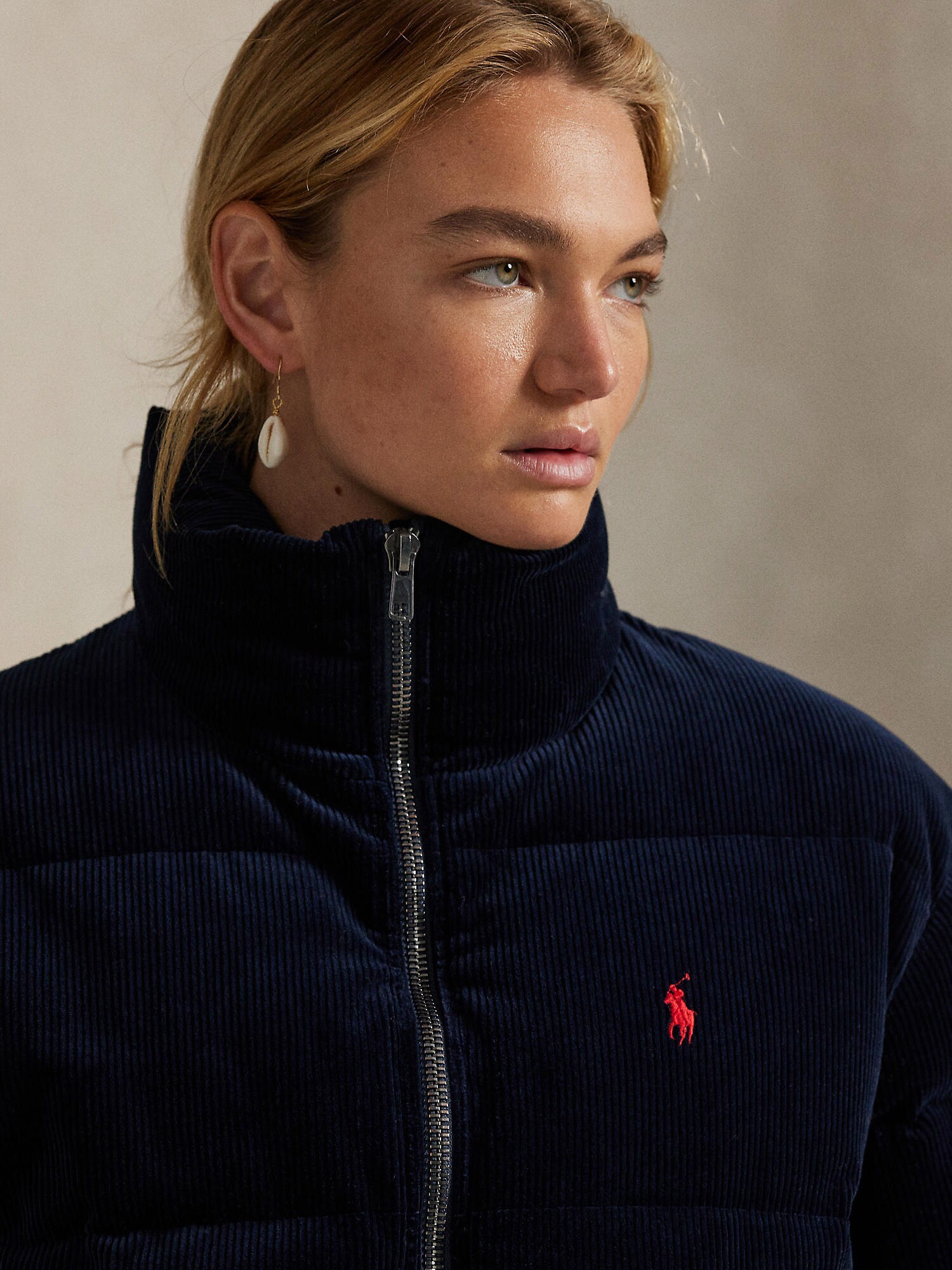 Polo Ralph Lauren Zimná bunda námornícka modrá (obrázok 6)