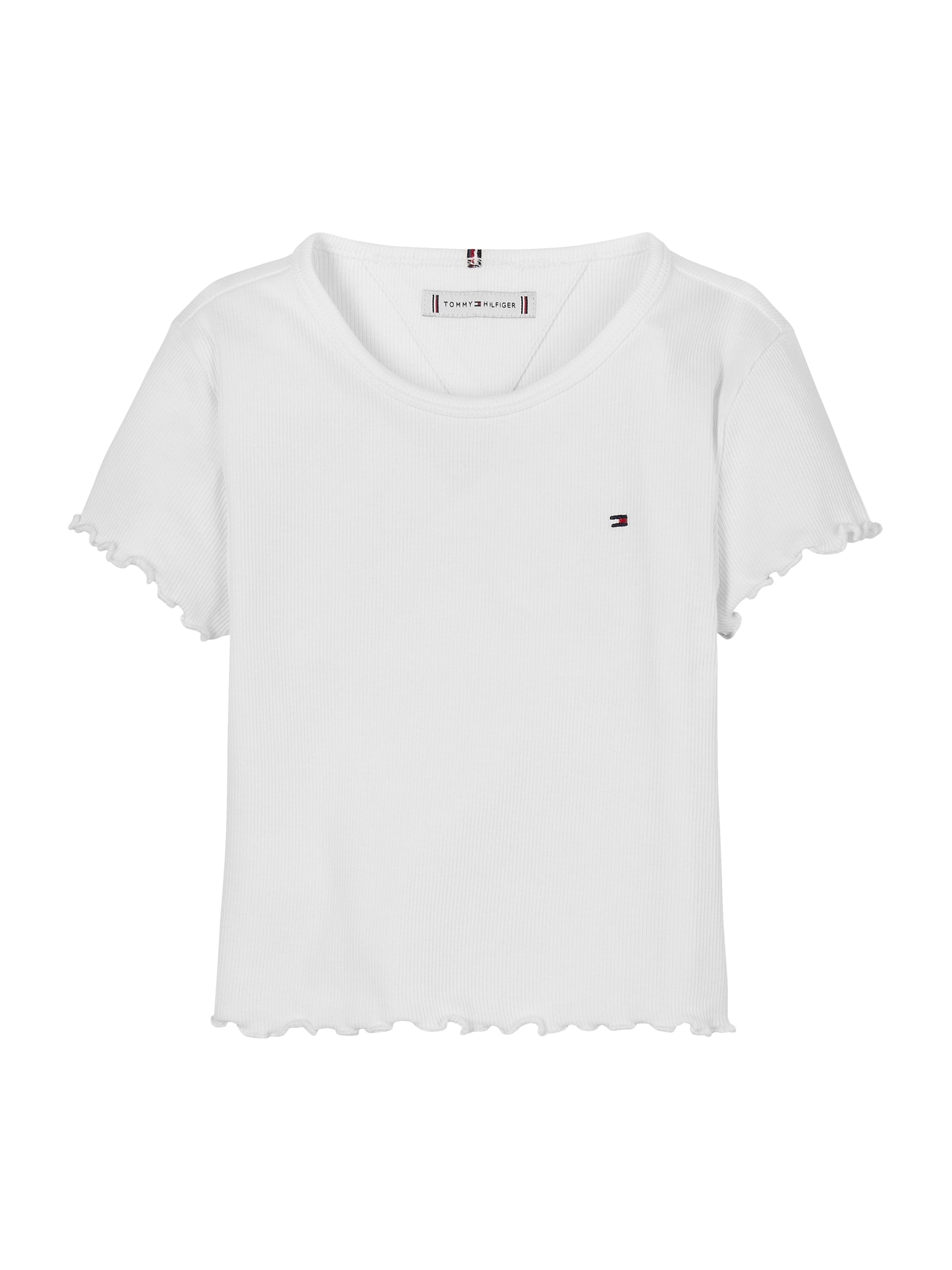 TOMMY HILFIGER Tricou ESSENTIAL  alb