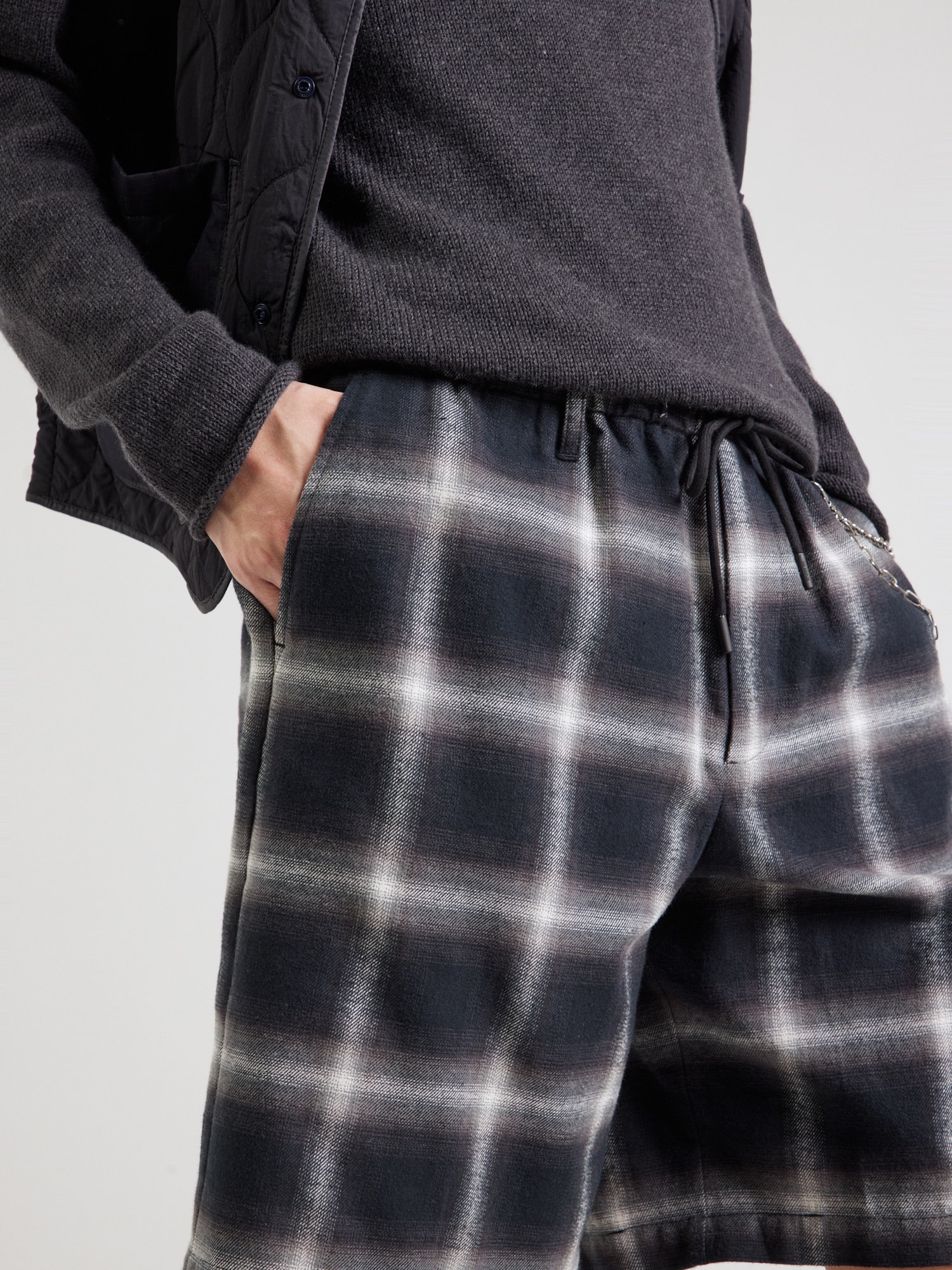 The Kooples Nohavice hnedá / čierna / biela (obrázok 5)