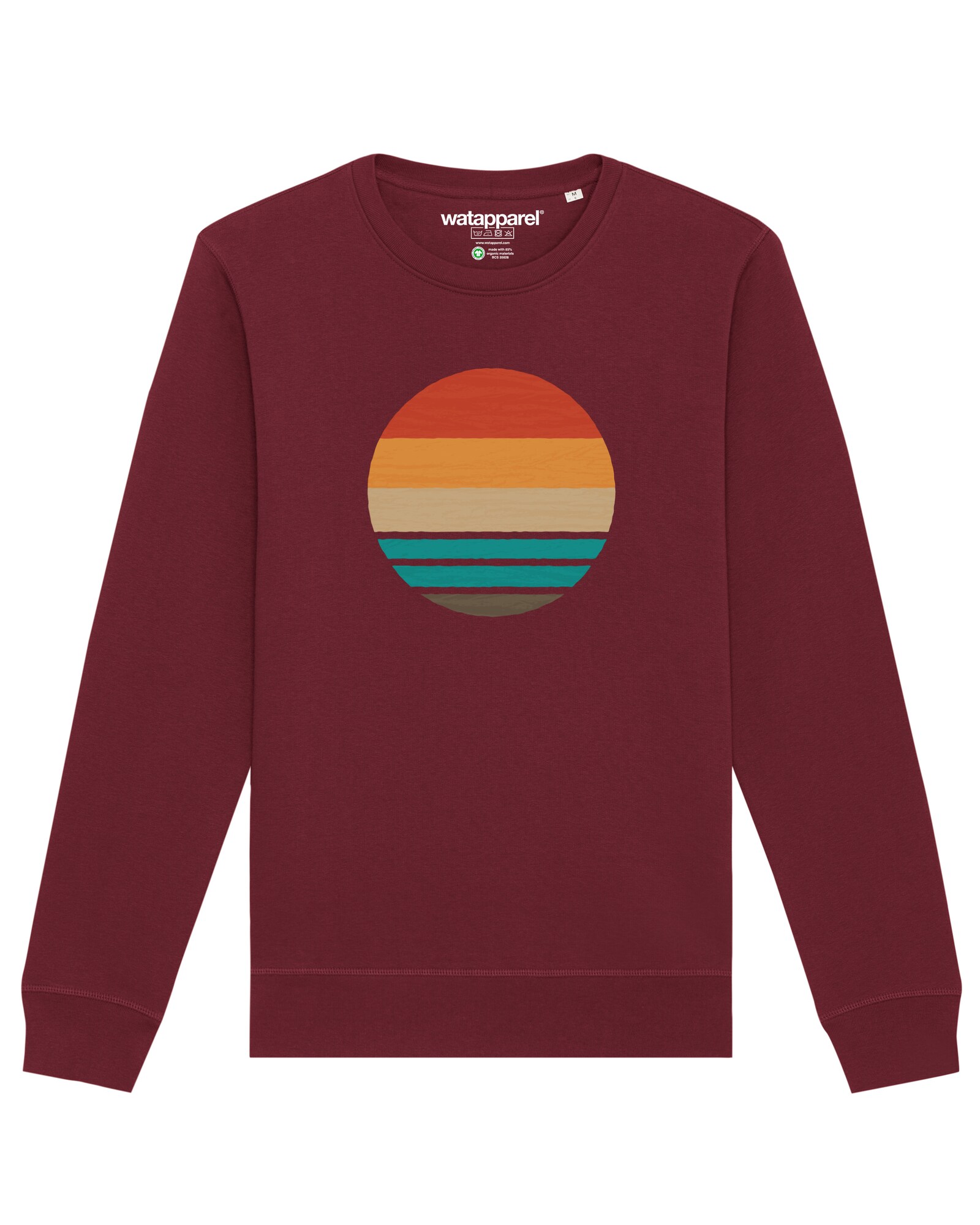 Thumbnail - Sweatshirt 'Retro Sunset Ocean'