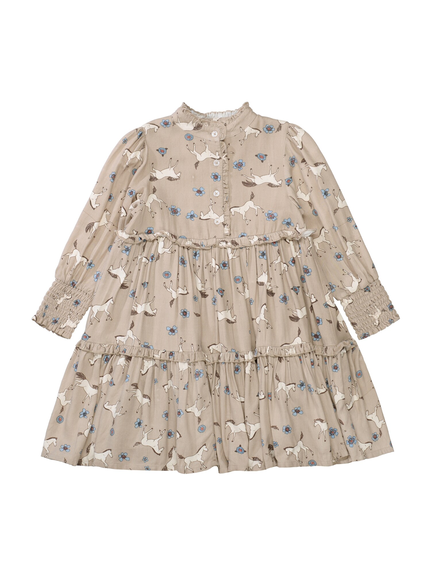 STACCATO Rochie  bej / crem / albastru deschis