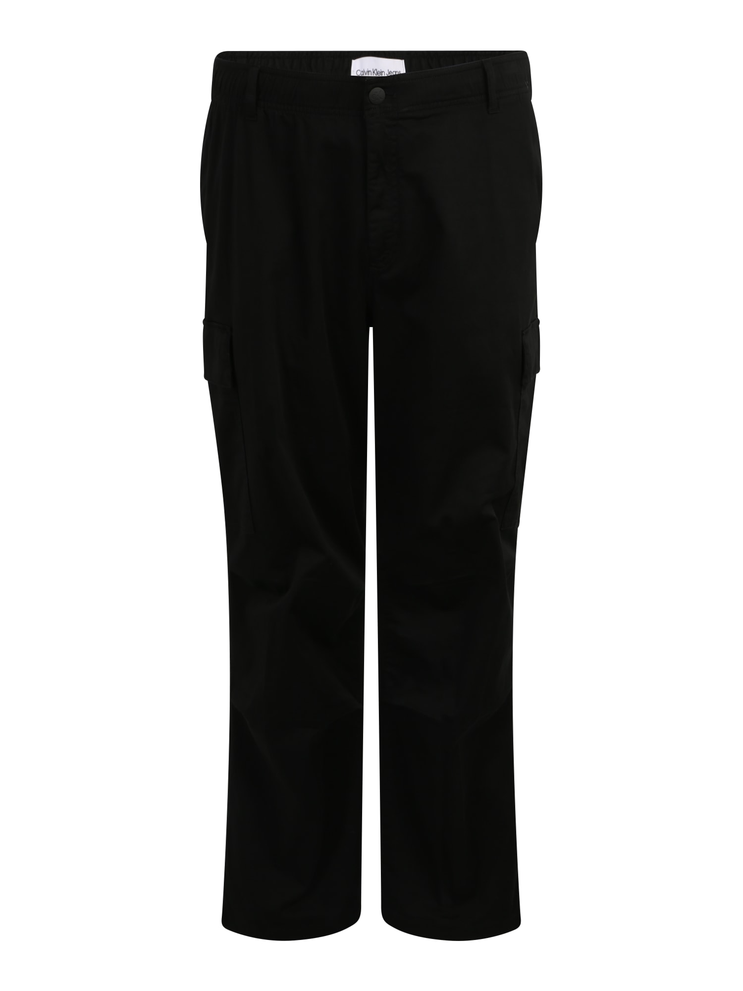 Calvin Klein Jeans Plus Карго панталон  тъмносиво / черно / бяло