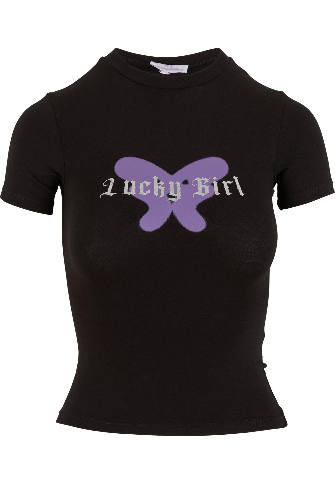 Felicious Tricou  mov lavandă / negru